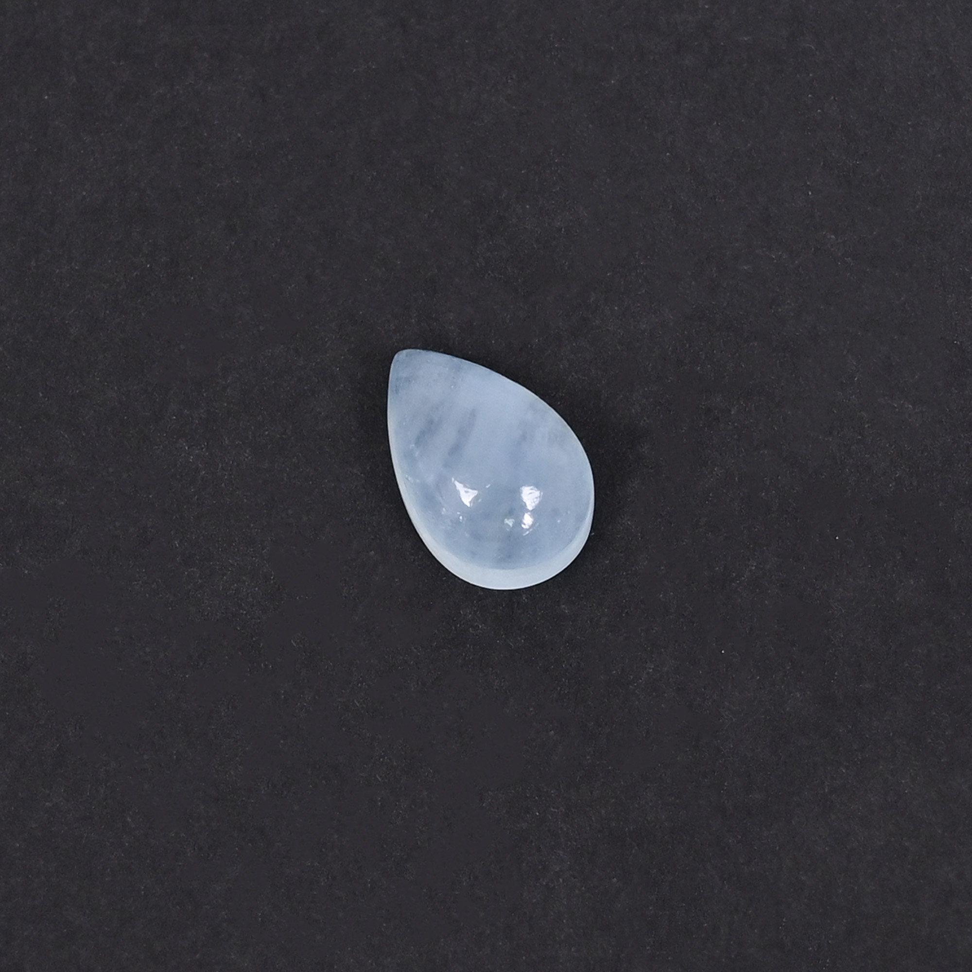 Natural Aquamarine 3 Carat 11x7mm Pear Cabochon  Shape Loose Gemstone