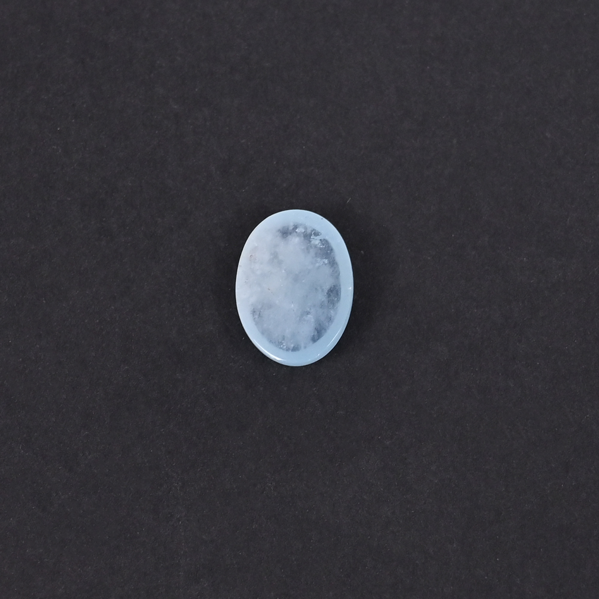 Natural Aquamarine 31 Carat 12x9mm Oval Cabochon Shape Loose Gemstone