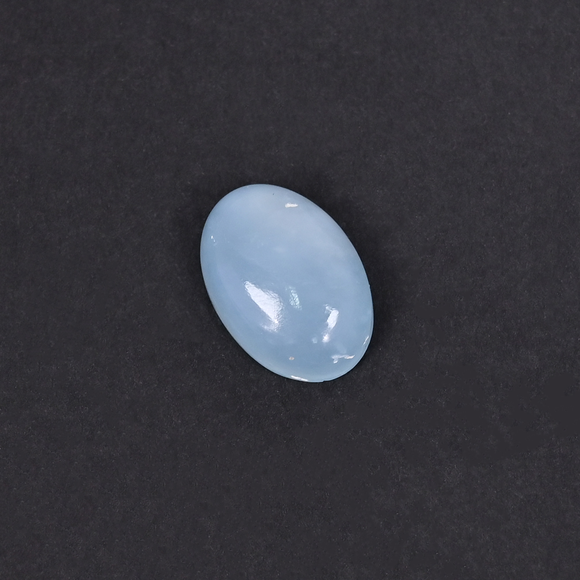 Natural Aquamarine 77 Carat 15x11mm Oval Cabochon Shape Loose Gemstone