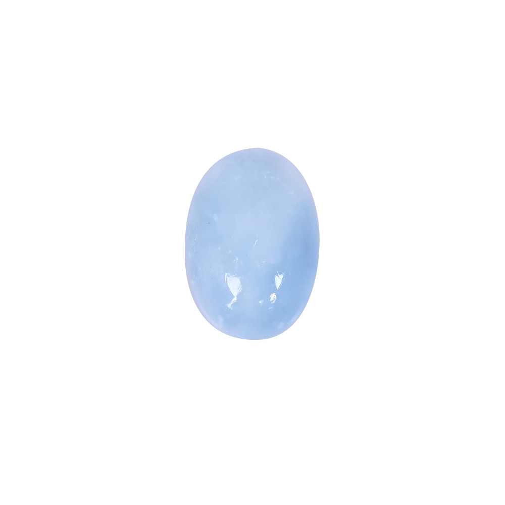 Image of Natural Aquamarine 15.1 Carat 20x14mm Oval Cabochon Shape Loose Gemstone