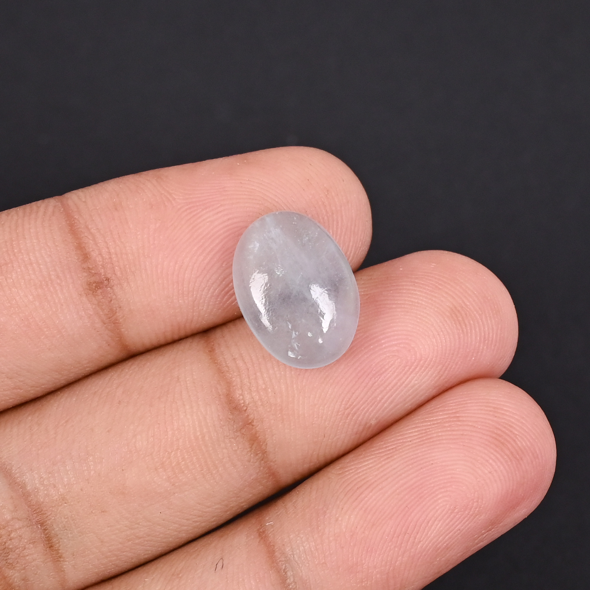 Natural Aquamarine 59 Carat 14x10mm Oval Cabochon Shape Loose Gemstone