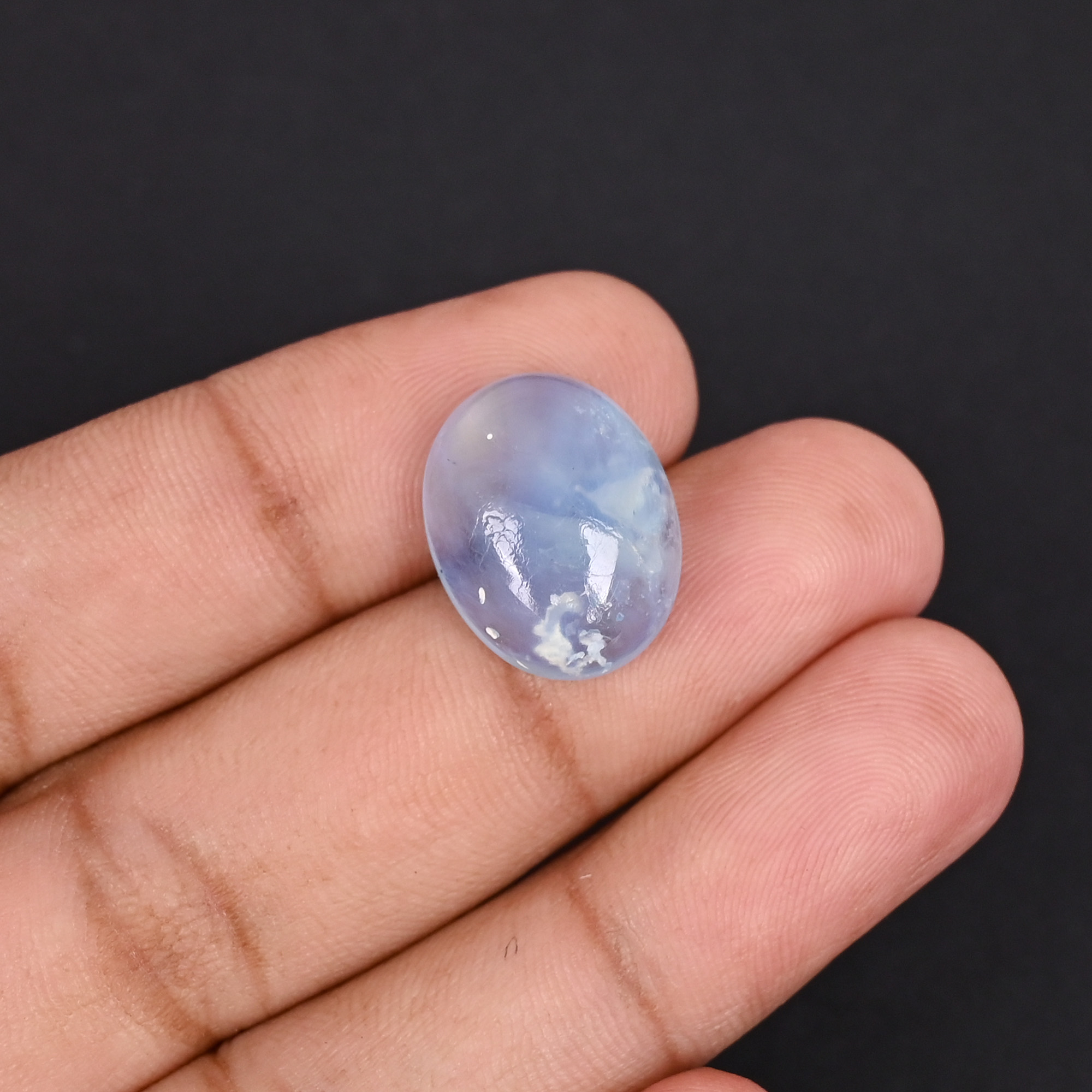 Natural Aquamarine 119 Carat 17x14mm Oval Cabochon Shape Loose Gemstone