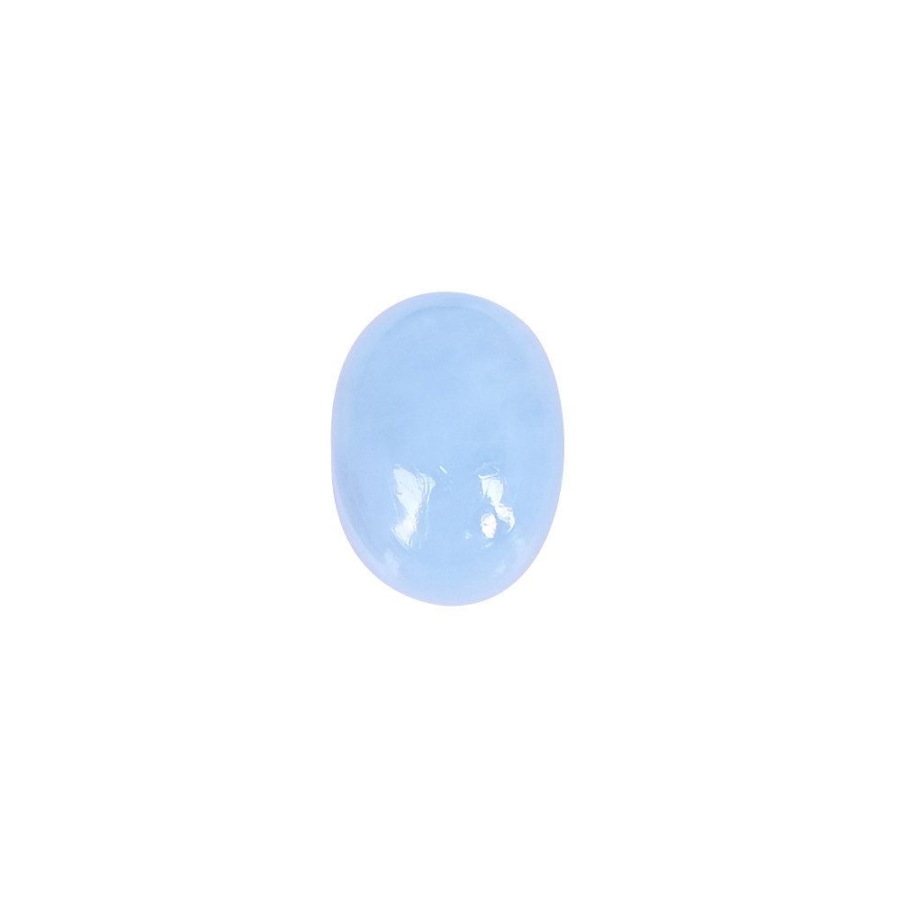 Image of Natural Aquamarine 6.2 Carat 13x10mm Oval Cabochon Shape Loose Gemstone