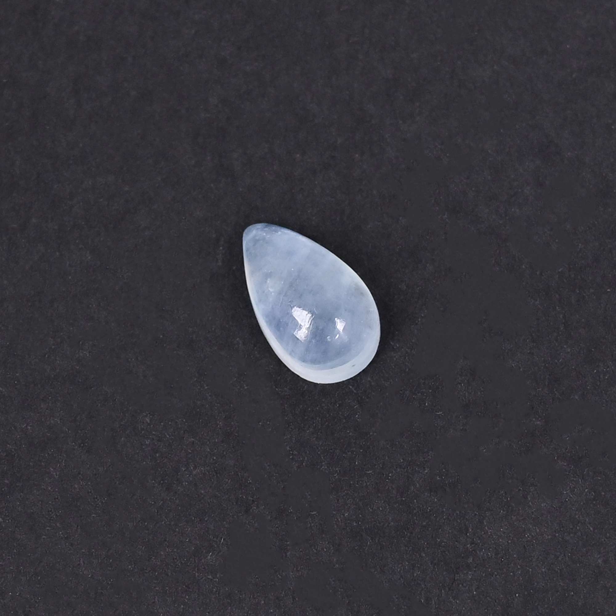 Natural Aquamarine 2 Carat 10x6mm Pear Cabochon Shape Loose Gemstone