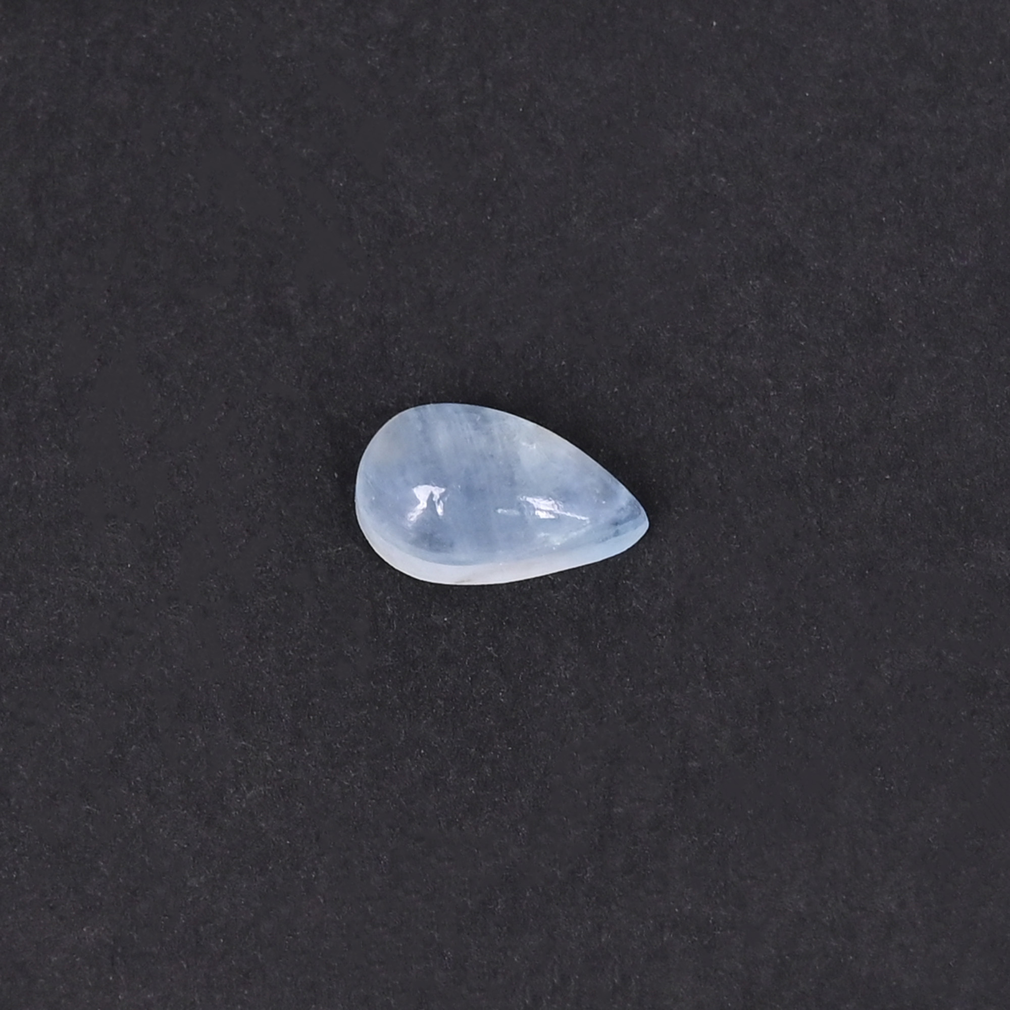 Natural Aquamarine 2 Carat 10x6mm Pear Cabochon Shape Loose Gemstone