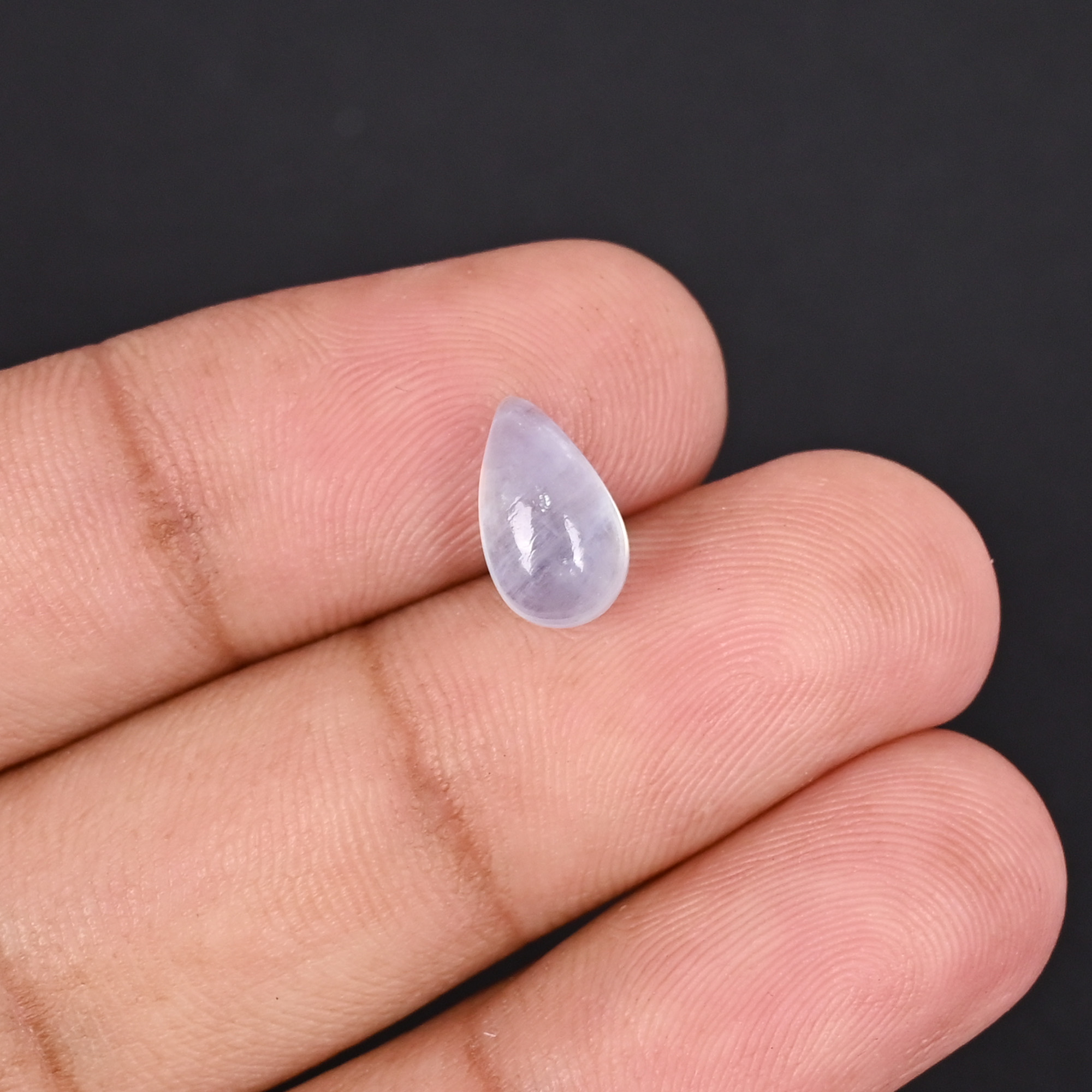 Natural Aquamarine 2 Carat 10x6mm Pear Cabochon Shape Loose Gemstone