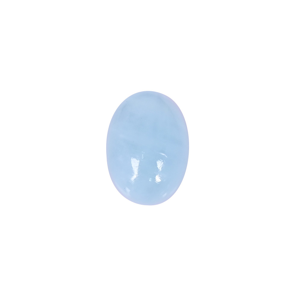 Image of Natural Aquamarine 15.5 Carat 19x13mm Oval Cabochon Shape Loose Gemstone
