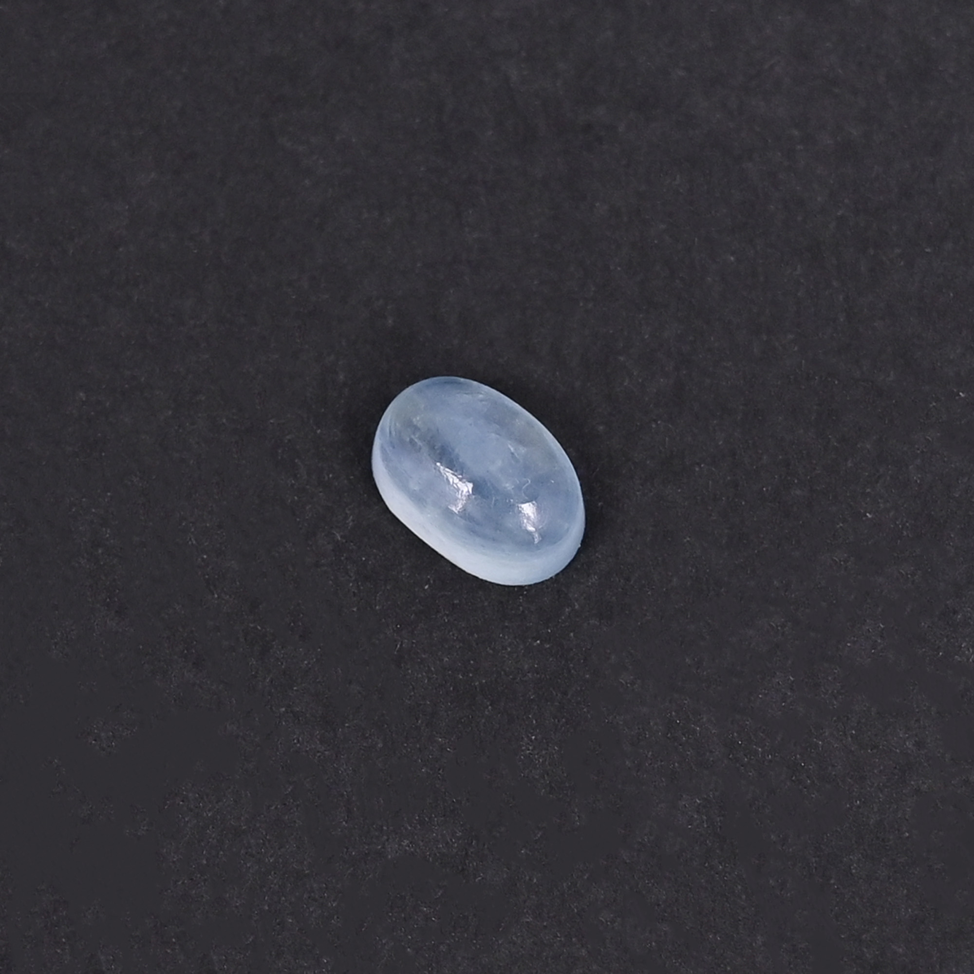 Natural Aquamarine 1 Carat 7x5mm Oval Cabochon Shape Loose Gemstone