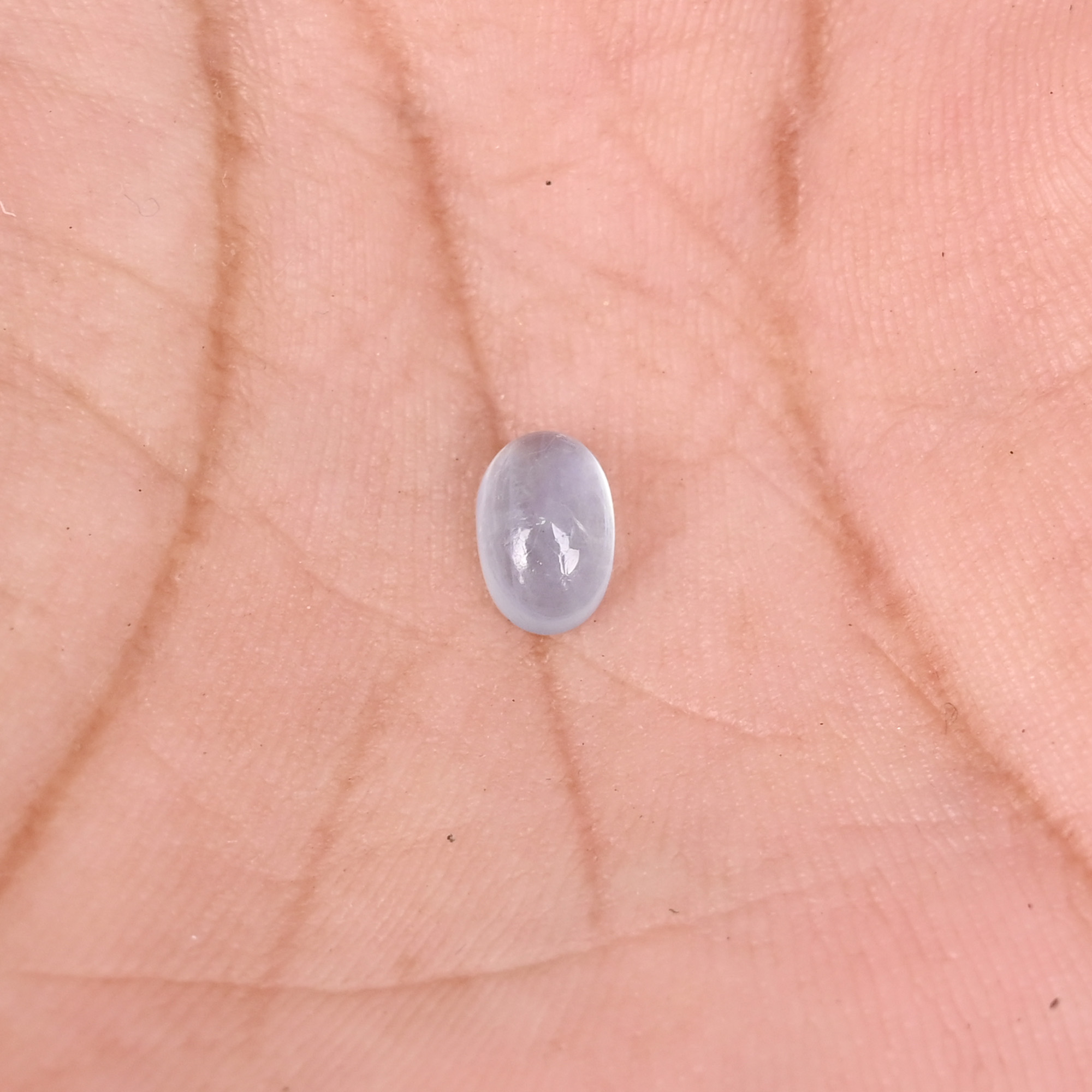 Natural Aquamarine 1 Carat 7x5mm Oval Cabochon Shape Loose Gemstone