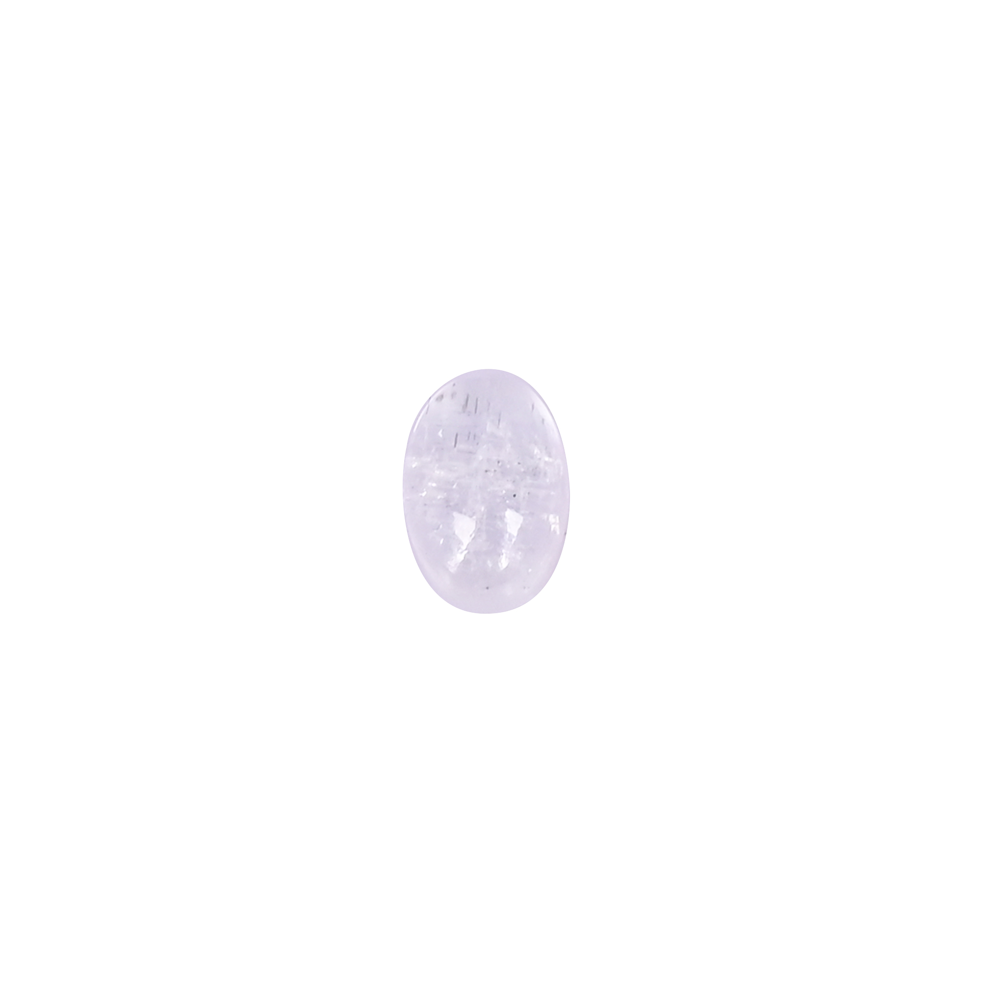 Natural Ice Quartz 07  Carat 6x4mm Oval Cabochon Shape Loose Gemstone