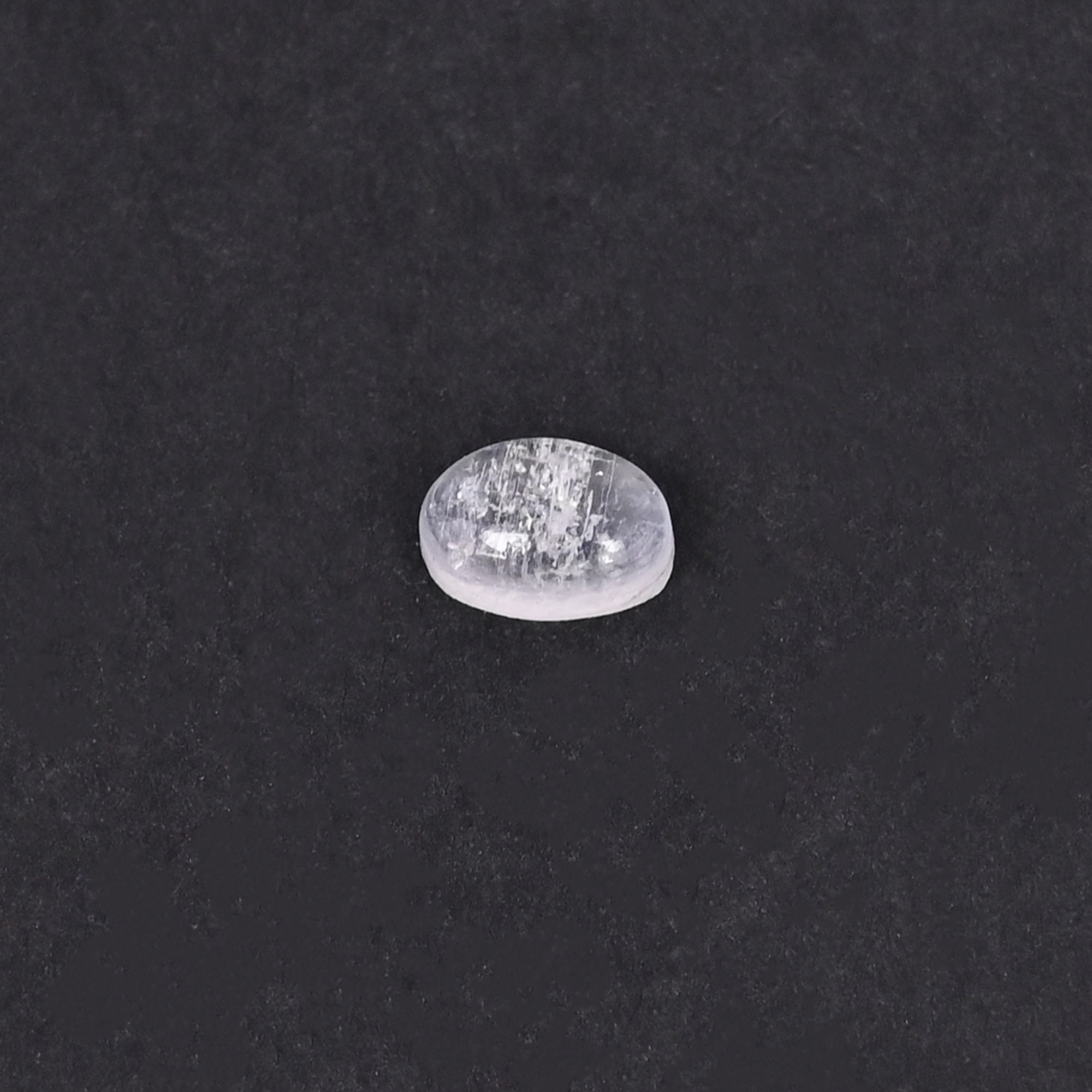 Natural Ice Quartz 07  Carat 6x4mm Oval Cabochon Shape Loose Gemstone