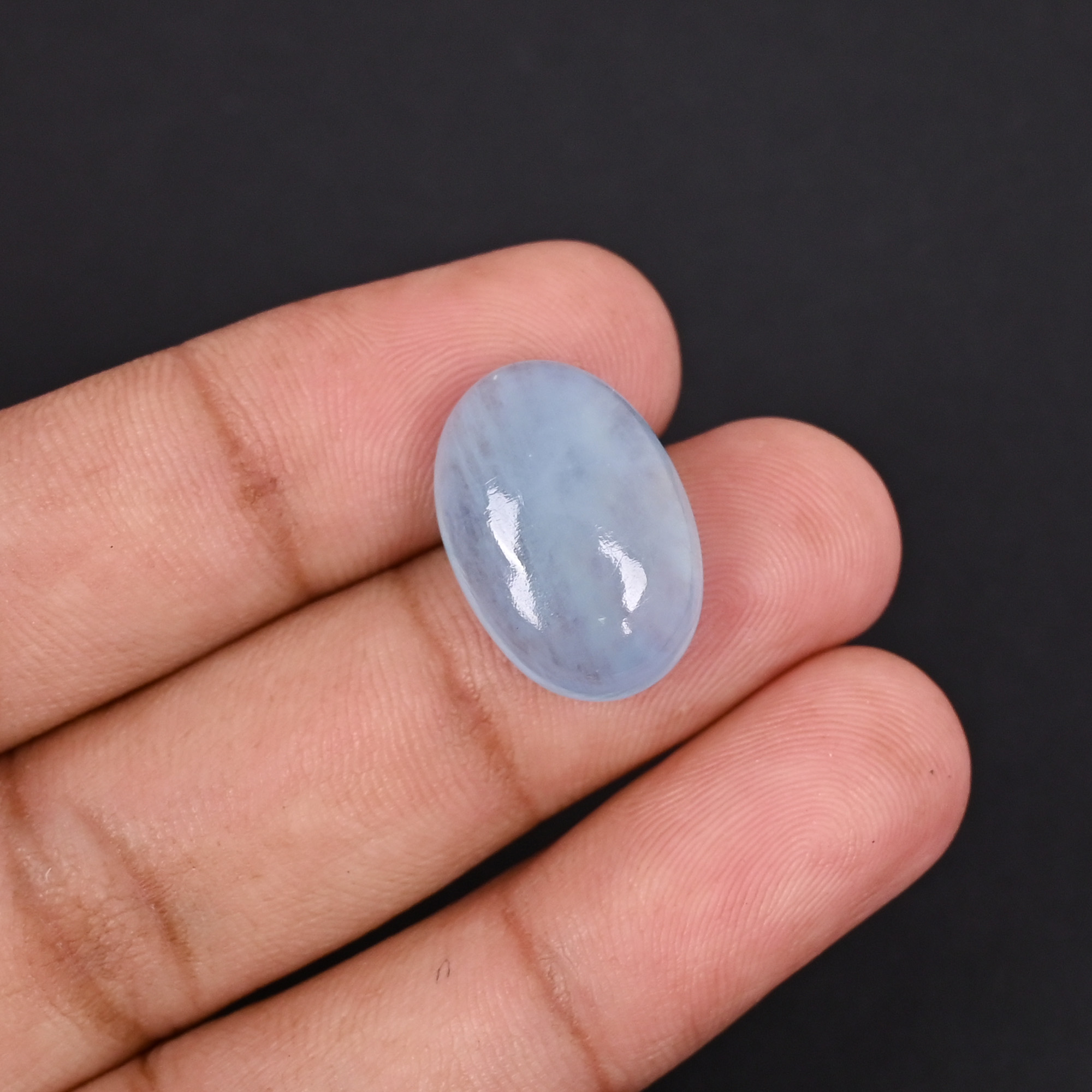 Natural Aquamarine 148 Carat 19x13mm Oval Cabochon Shape Loose Gemstone
