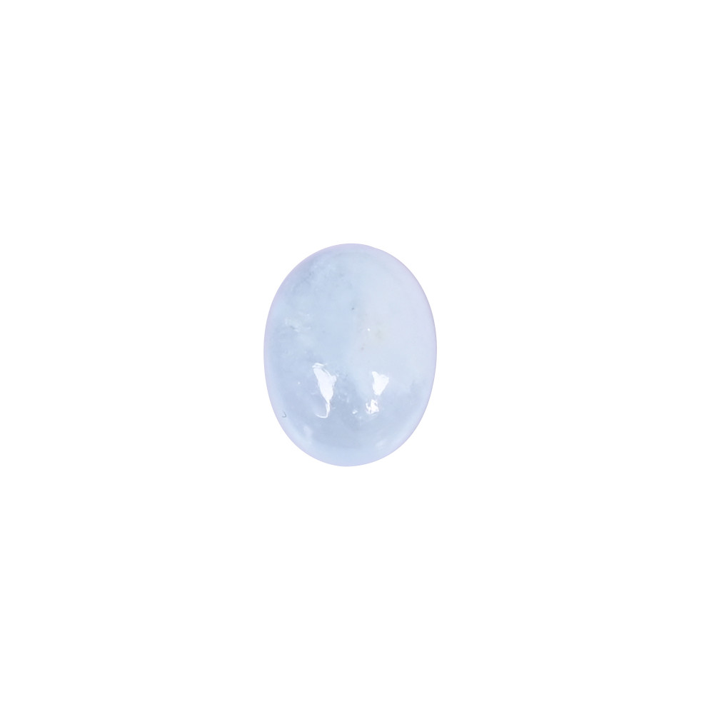 Image of Natural Aquamarine 5.2 Carat 12x9mm Oval Cabochon Shape Loose Gemstone
