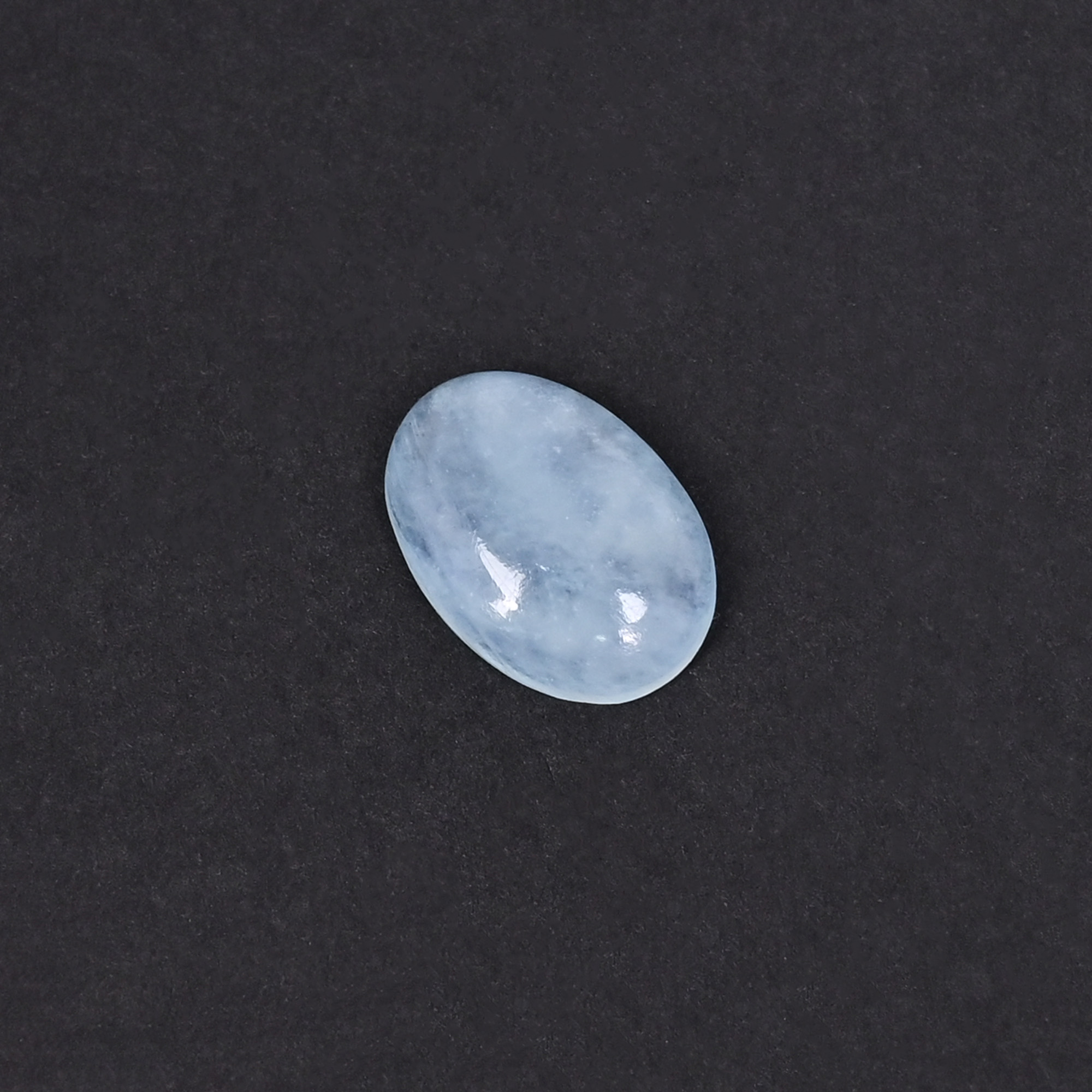 Natural Aquamarine 51 Carat 15x10mm Oval Cabochon Shape Loose Gemstone