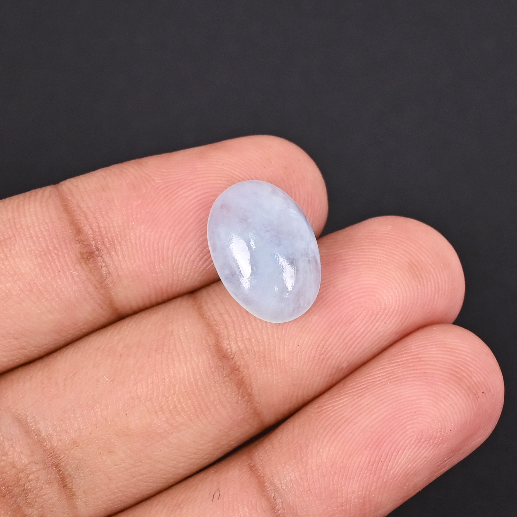 Natural Aquamarine 51 Carat 15x10mm Oval Cabochon Shape Loose Gemstone