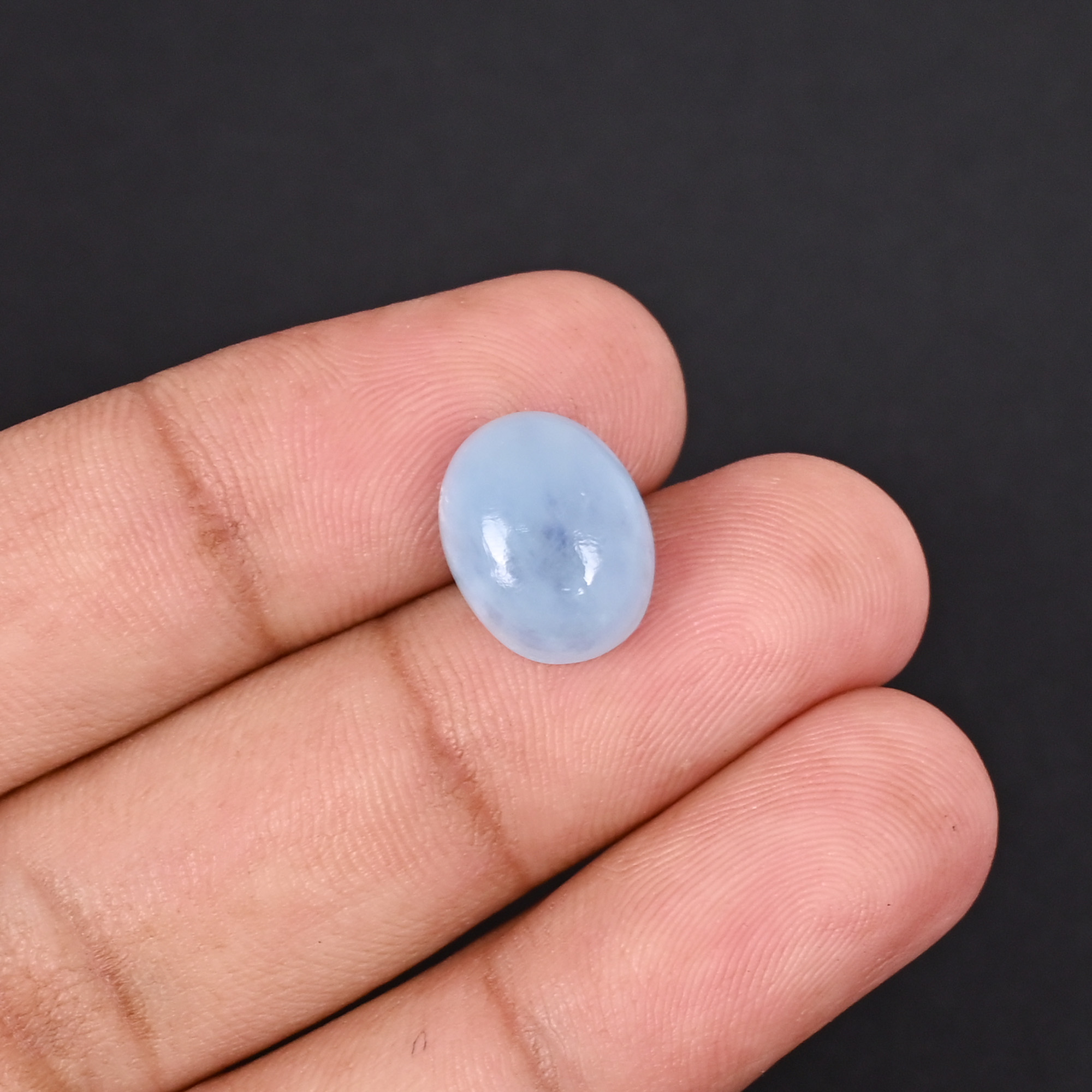 Natural Aquamarine 54 Carat 13x10mm Oval Cabochon Shape Loose Gemstone