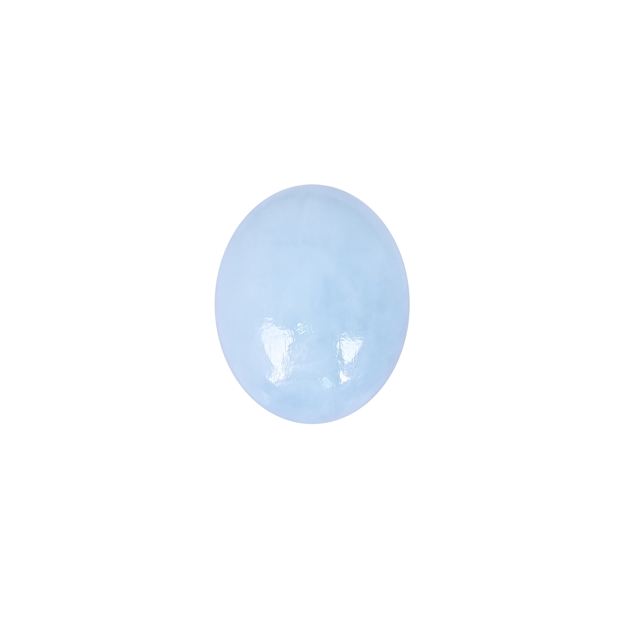 Natural Aquamarine 125 Carat 17x14mm Oval Cabochon Shape Loose Gemstone