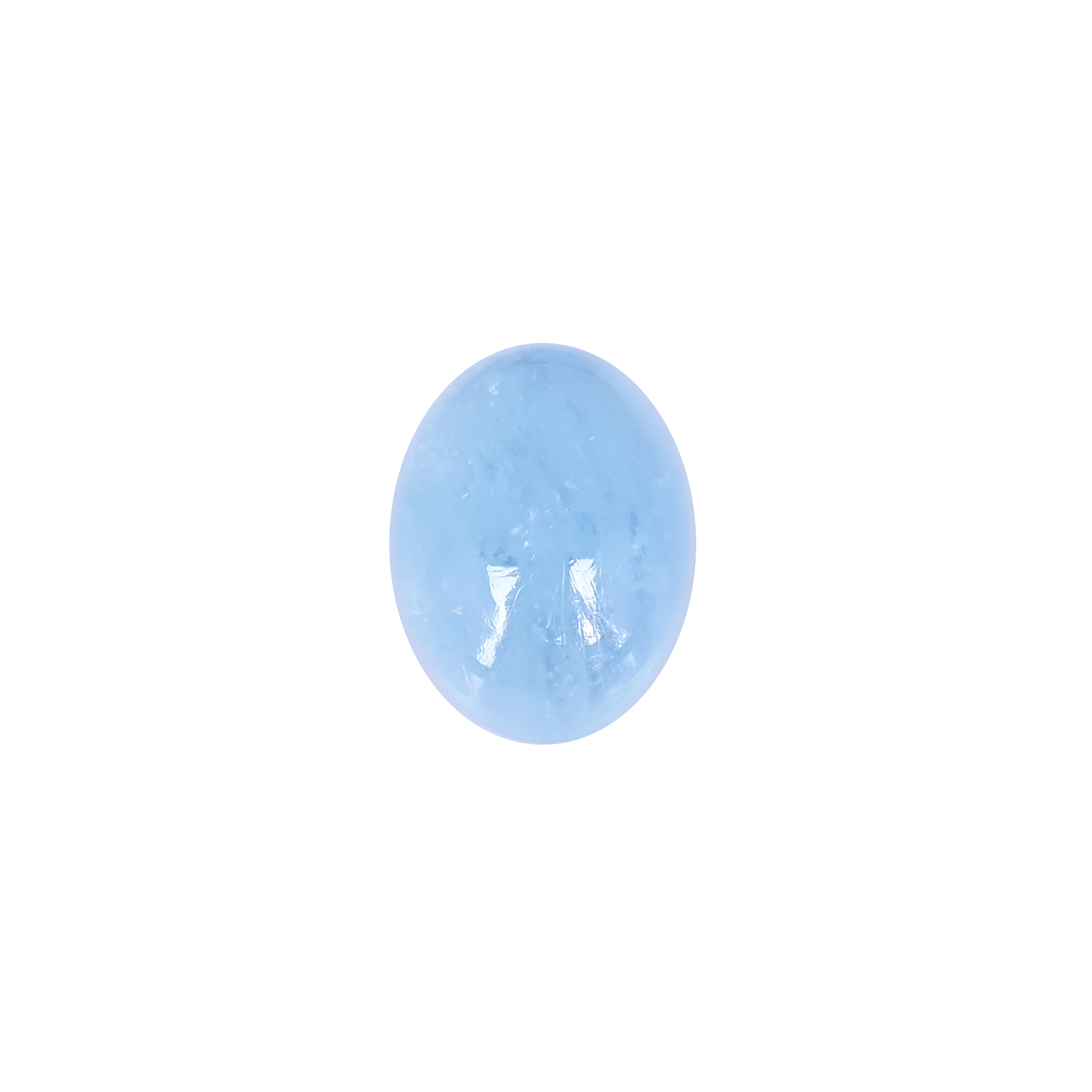 Natural Aquamarine 122 Carat 16x12mm Oval Cabochon  Shape Loose Gemstone