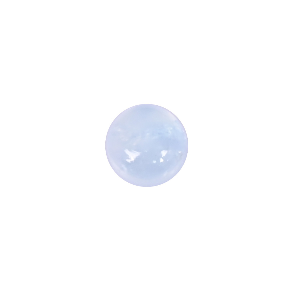 Image of Natural Aquamarine 3.9 Carat 10mm Round Cabochon Shape Loose Gemstone