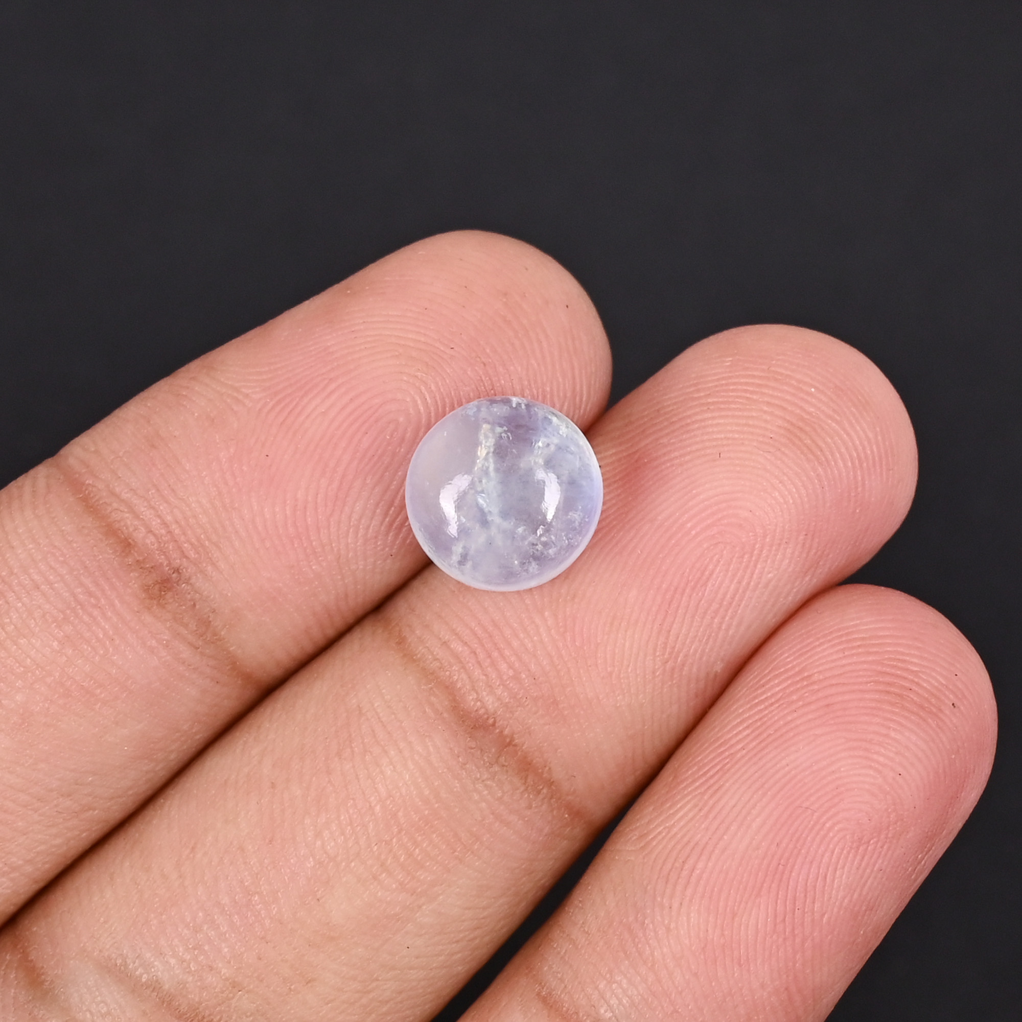 Natural Aquamarine 39 Carat 10mm Round Cabochon Shape Loose Gemstone