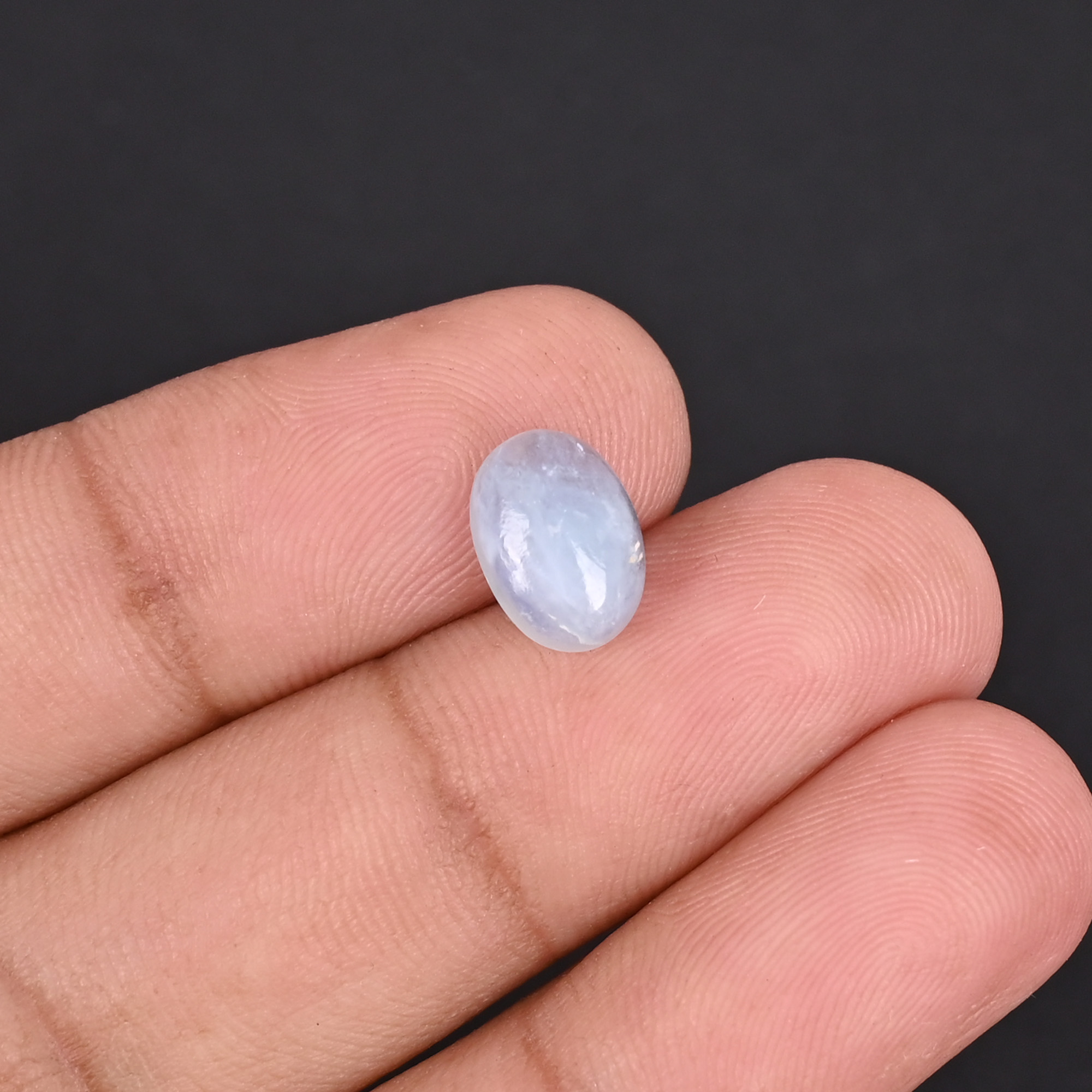 Natural Aquamarine 20 Carat 10x7mm Oval Cabochon Shape Loose Gemstone