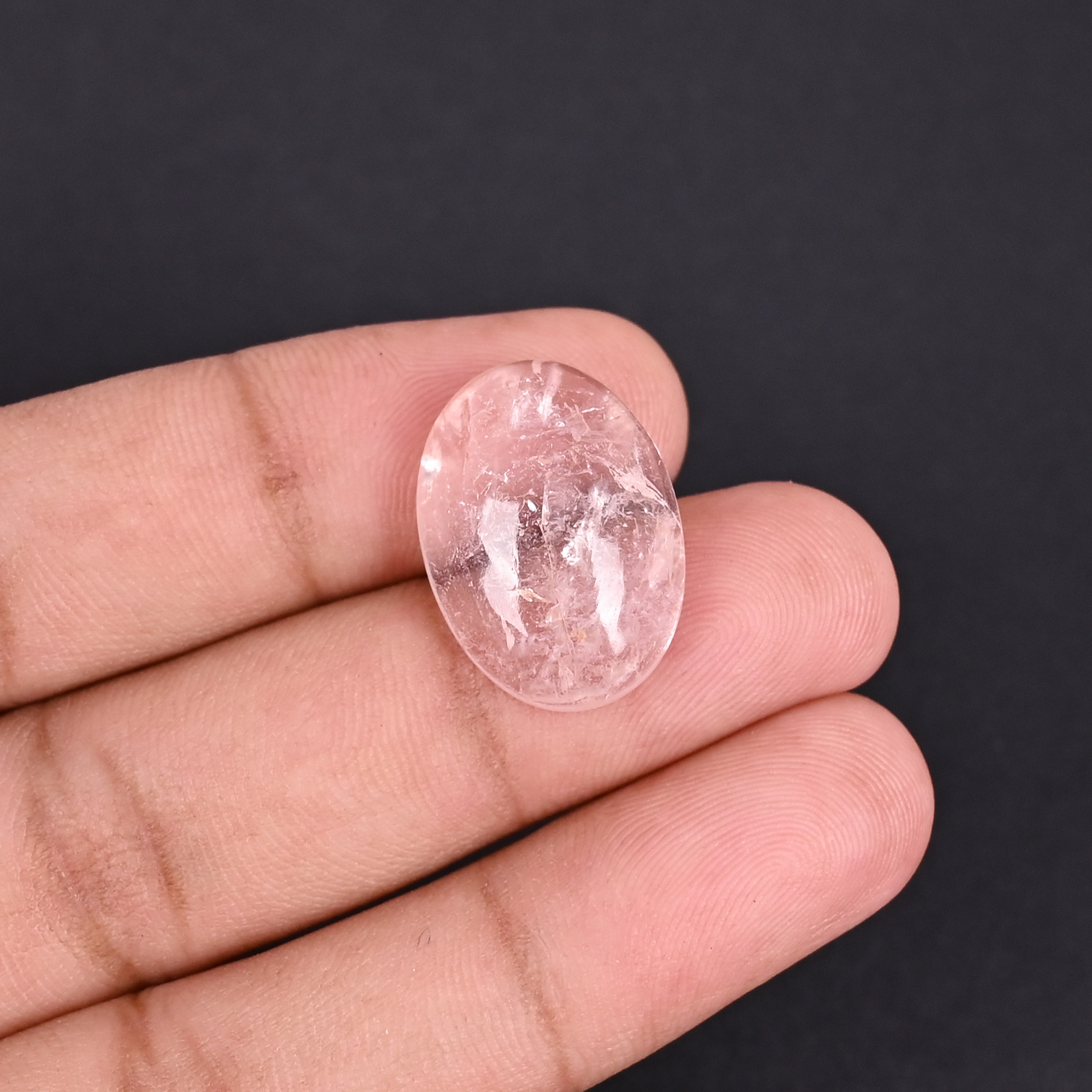 Natural Morganite 178  Carat 21x15mm Oval Shape Loose Gemstone