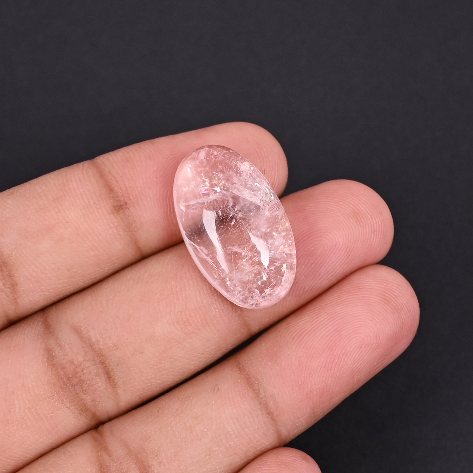 Natural Morganite 253 Carat 24x14mm Oval Shape Loose Gemstone