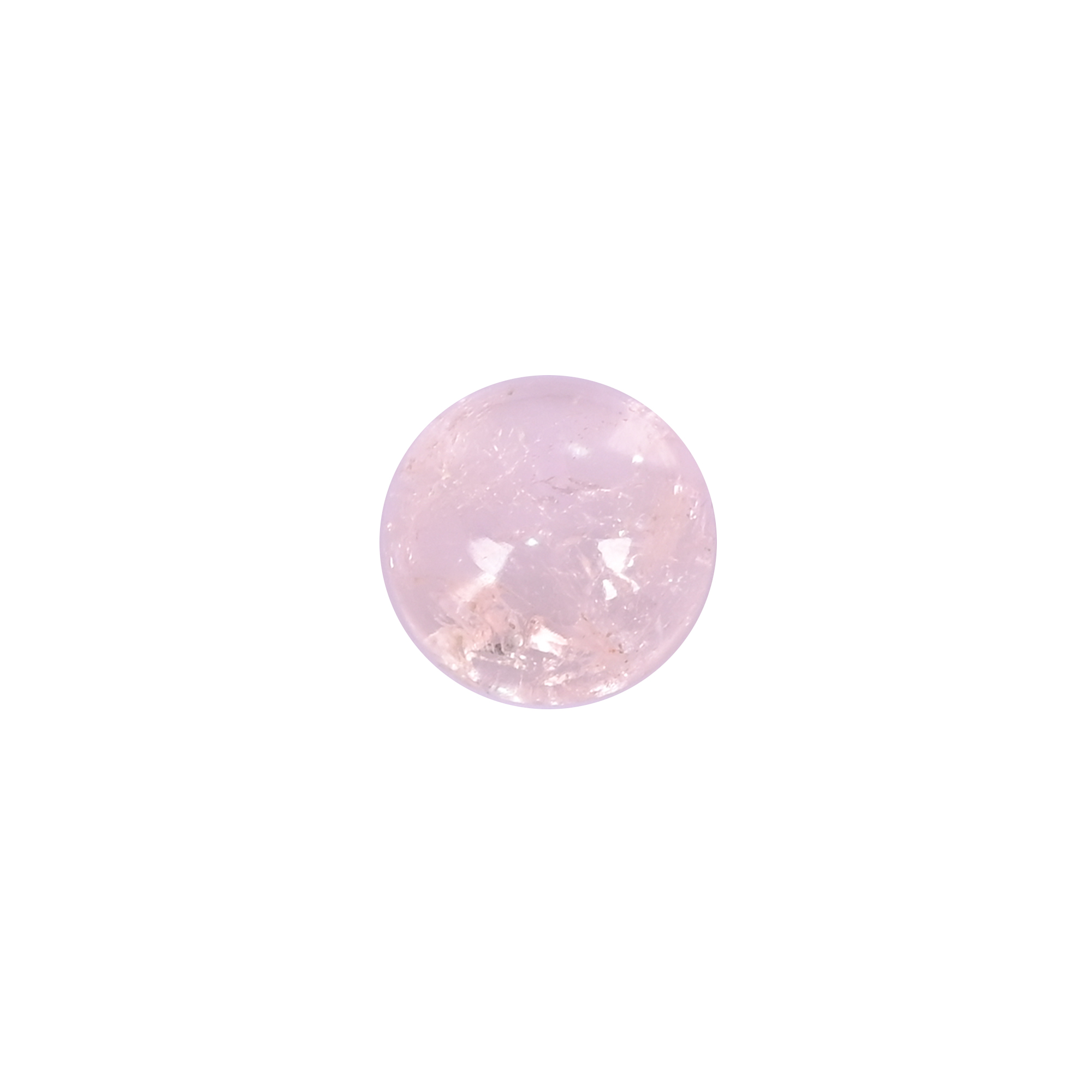 Natural Morganite 143 Carat 16mm Round Shape Loose Gemstone