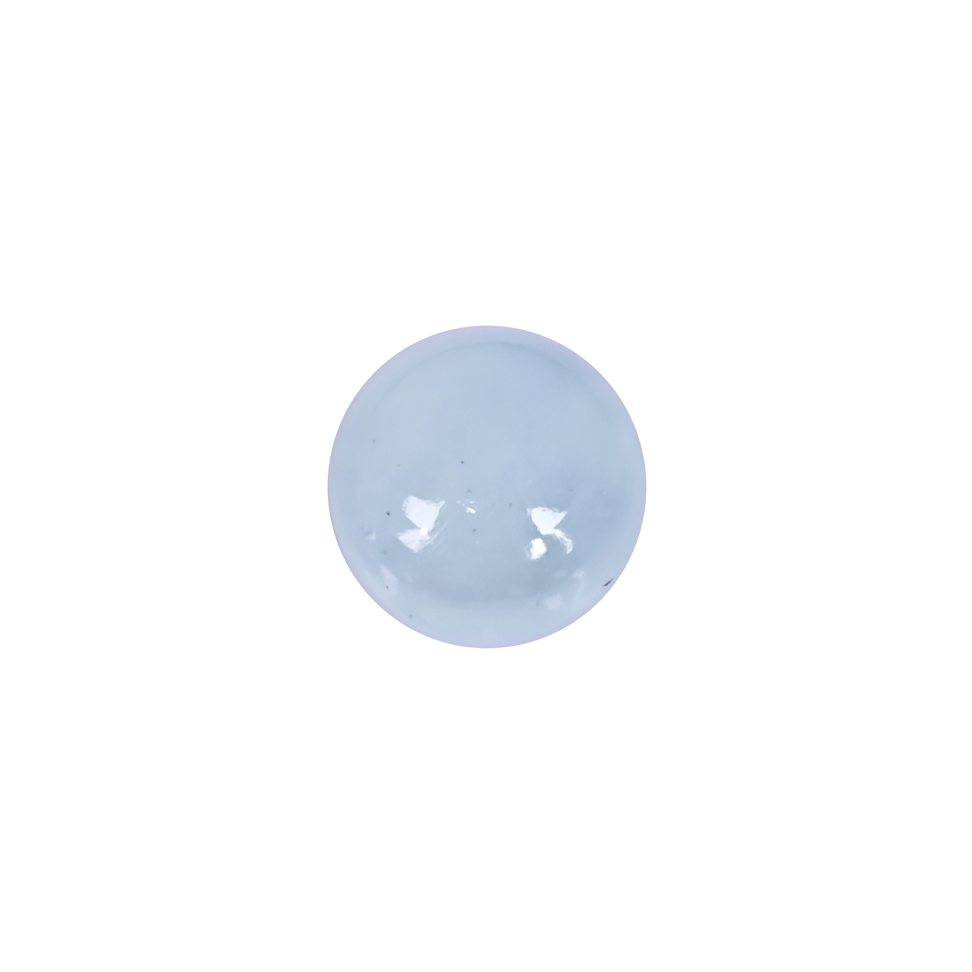 Natural Aquamarine 215 Carat 17mm Round Shape Loose Gemstone