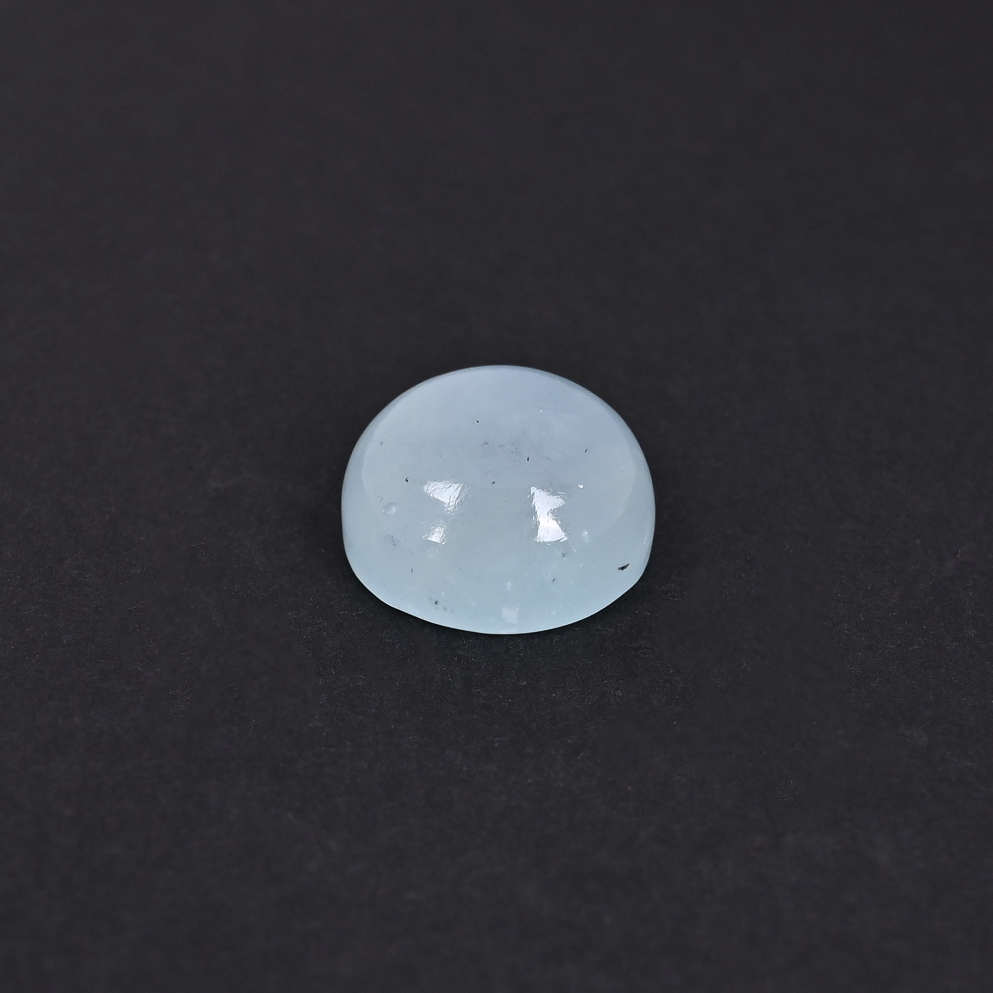 Natural Aquamarine 215 Carat 17mm Round Shape Loose Gemstone