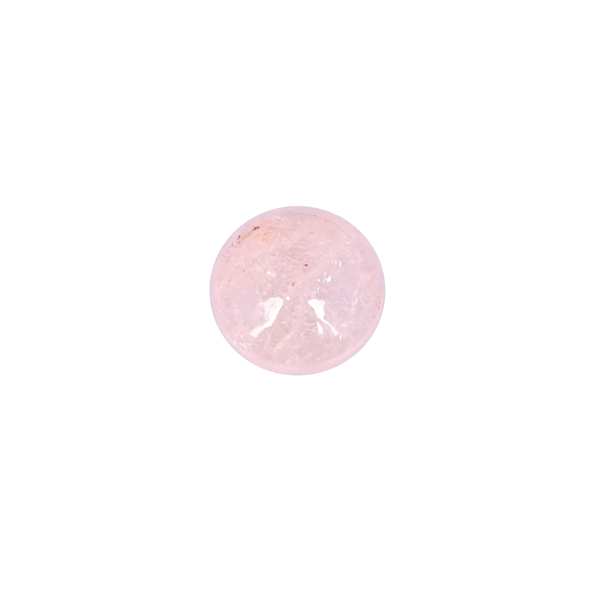 Natural Morganite 162 Carat 17mm Round Shape Loose Gemstone