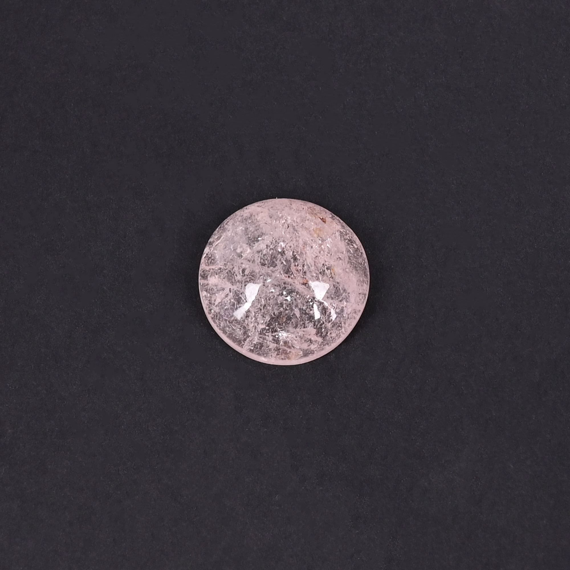 Natural Morganite 162 Carat 17mm Round Shape Loose Gemstone