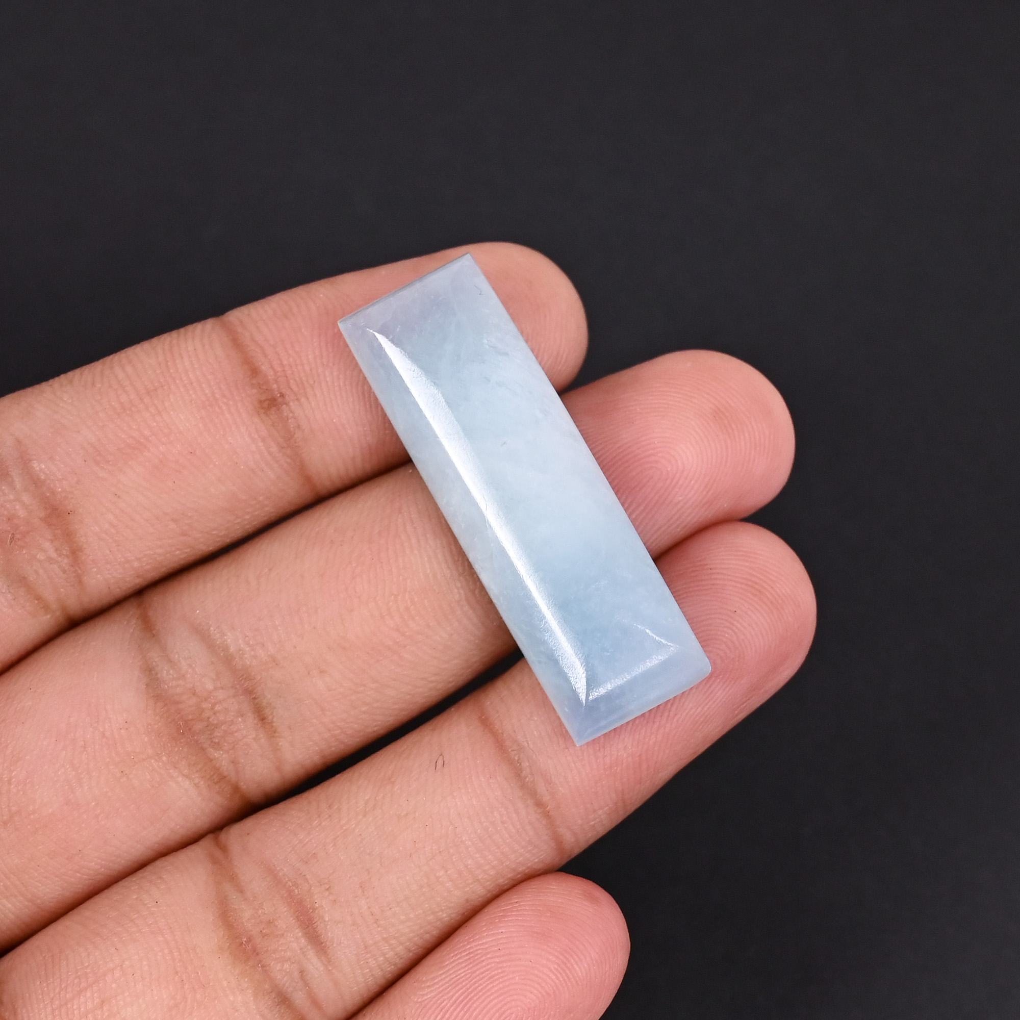 Natural Aquamarine 299 Carat 37x12mm Baguette Shape Loose Gemstone