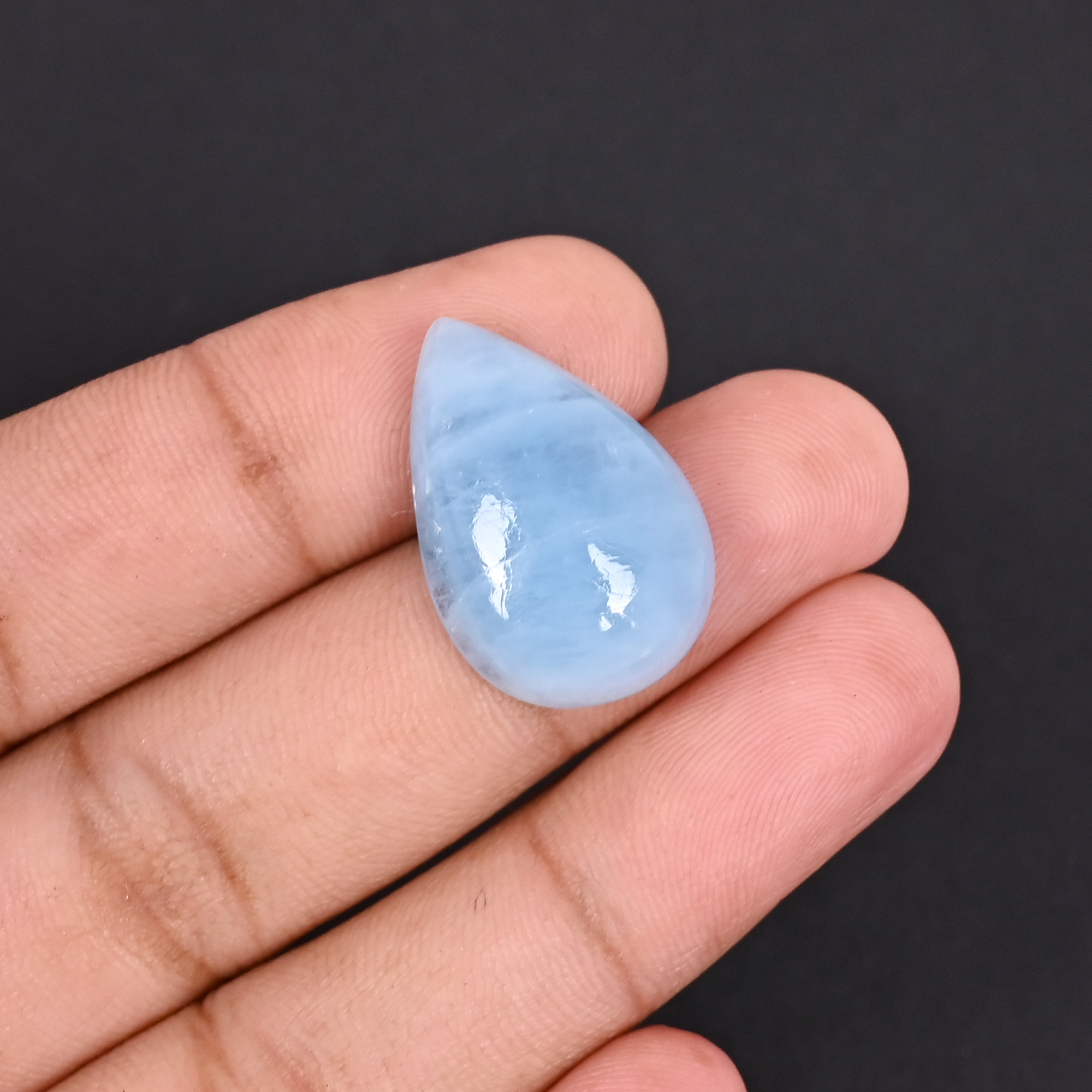 Natural Aquamarine 204 Carat 24x16mm Pear Shape Loose Gemstone