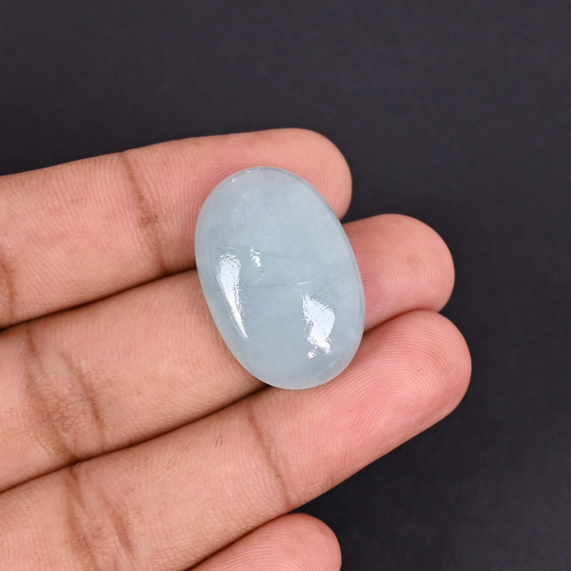 Natural Aquamarine 334 Carat 27x18mm Oval Shape Loose Gemstone