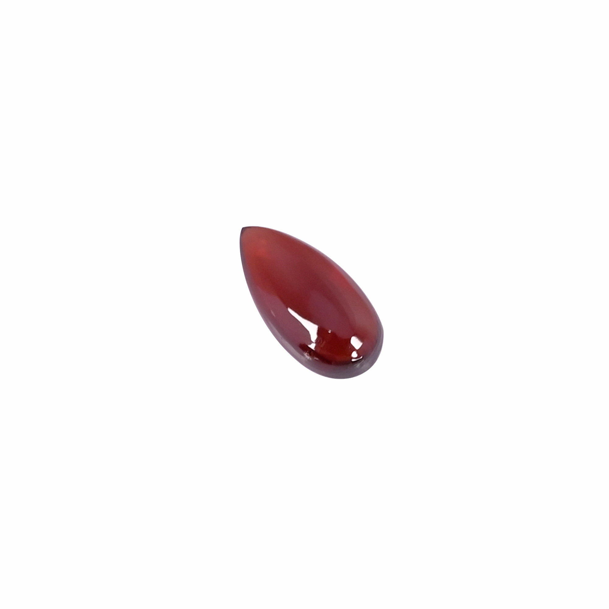 Natural Hyderabadi Garnet 21 Carat 12x6mm Pear Shape Loose Gemstone