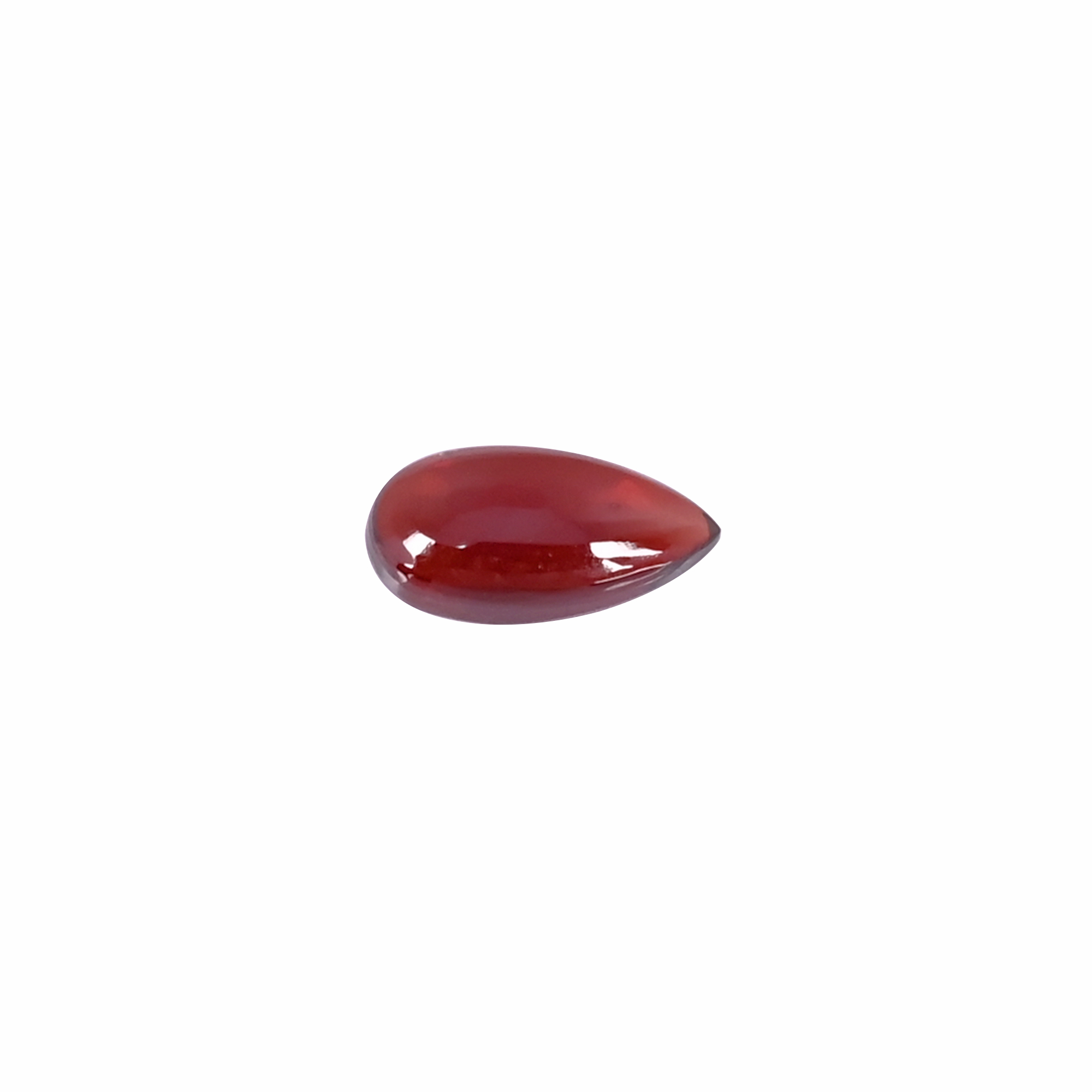Natural Hyderabadi Garnet 21 Carat 12x6mm Pear Shape Loose Gemstone