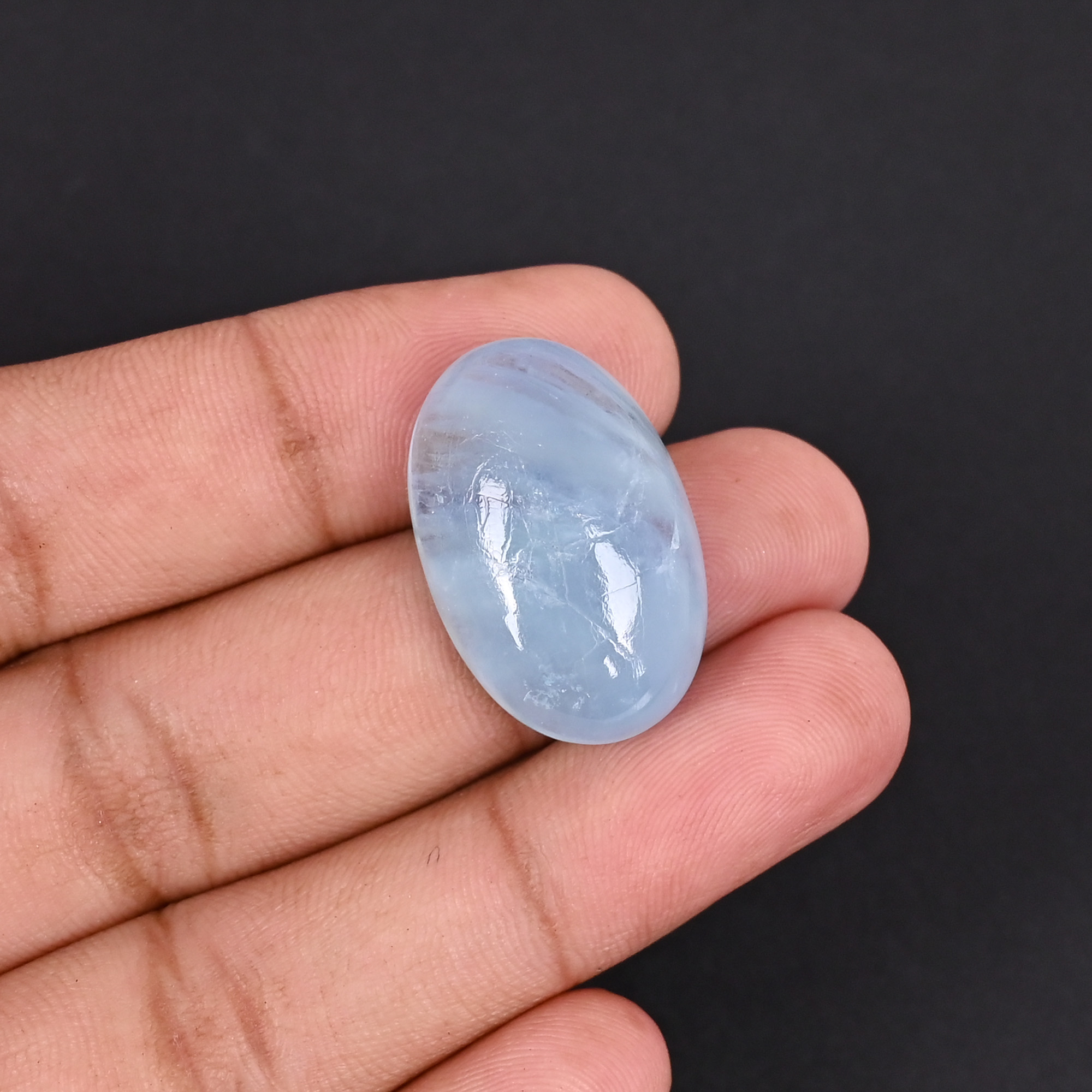 Natural Aquamarine 327 Carat 26x17mm Oval Shape Loose Gemstone