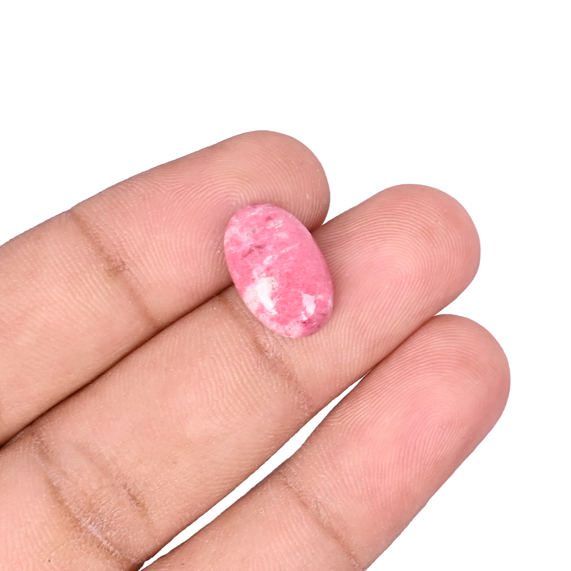 Natural Thulite 6 Carat 10x15mm Oval Shape Loose Gemstone