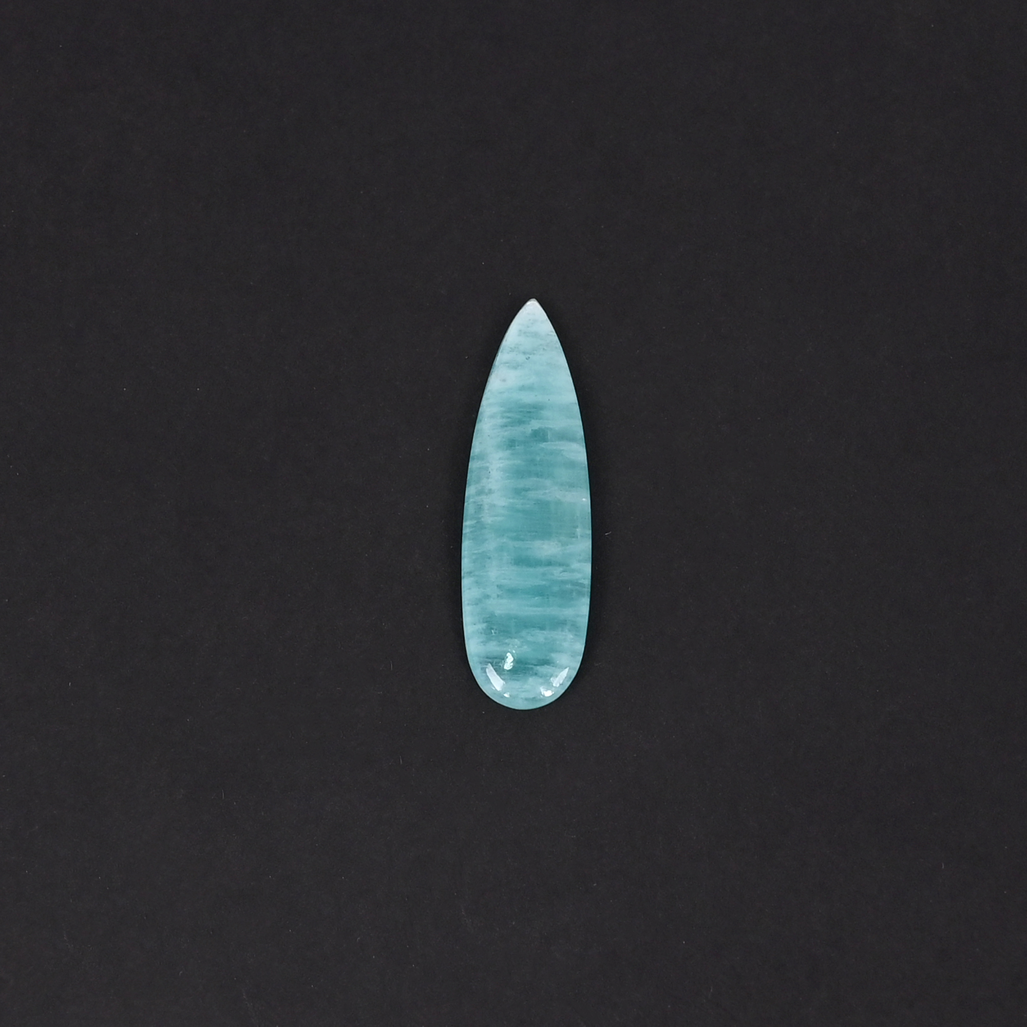 Amazonite Gemstone Pear Shape 520 Carat 27x8mm