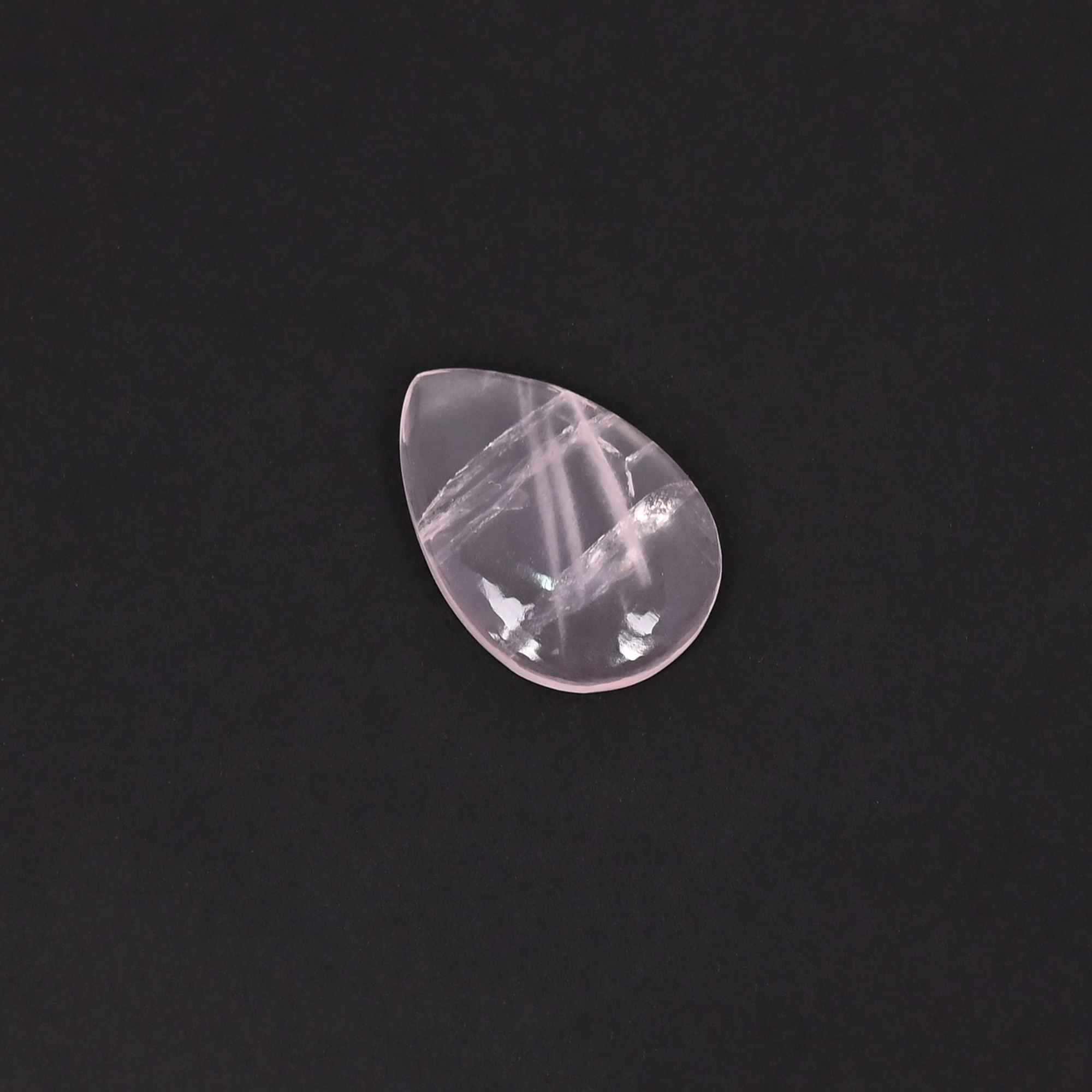 Natural Rose Quartz 1450 Carat 23x16mm Pear Shape Loose Gemstone