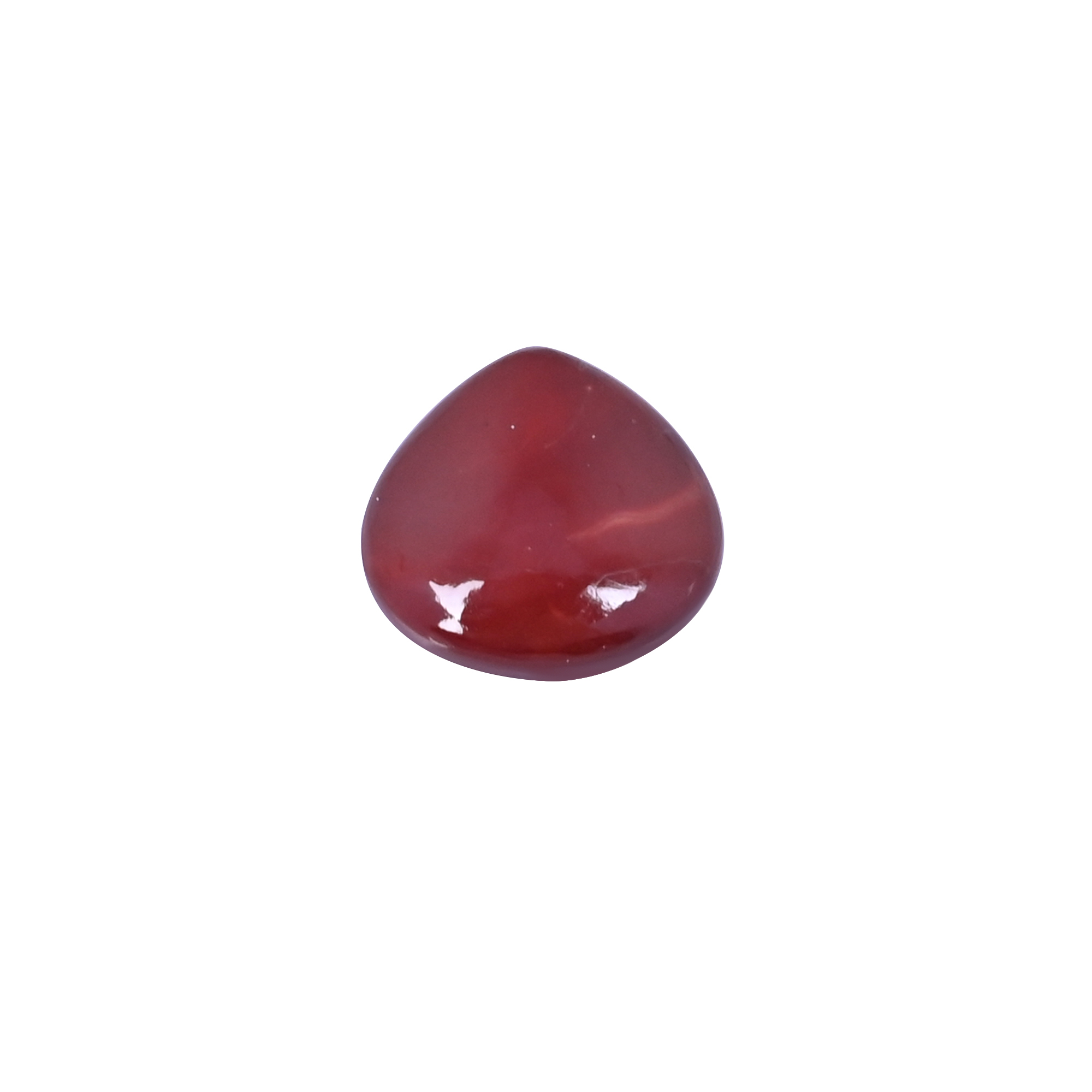 Red Jasper Loose Gemstone Heart Shape 1630 Carat 19mm