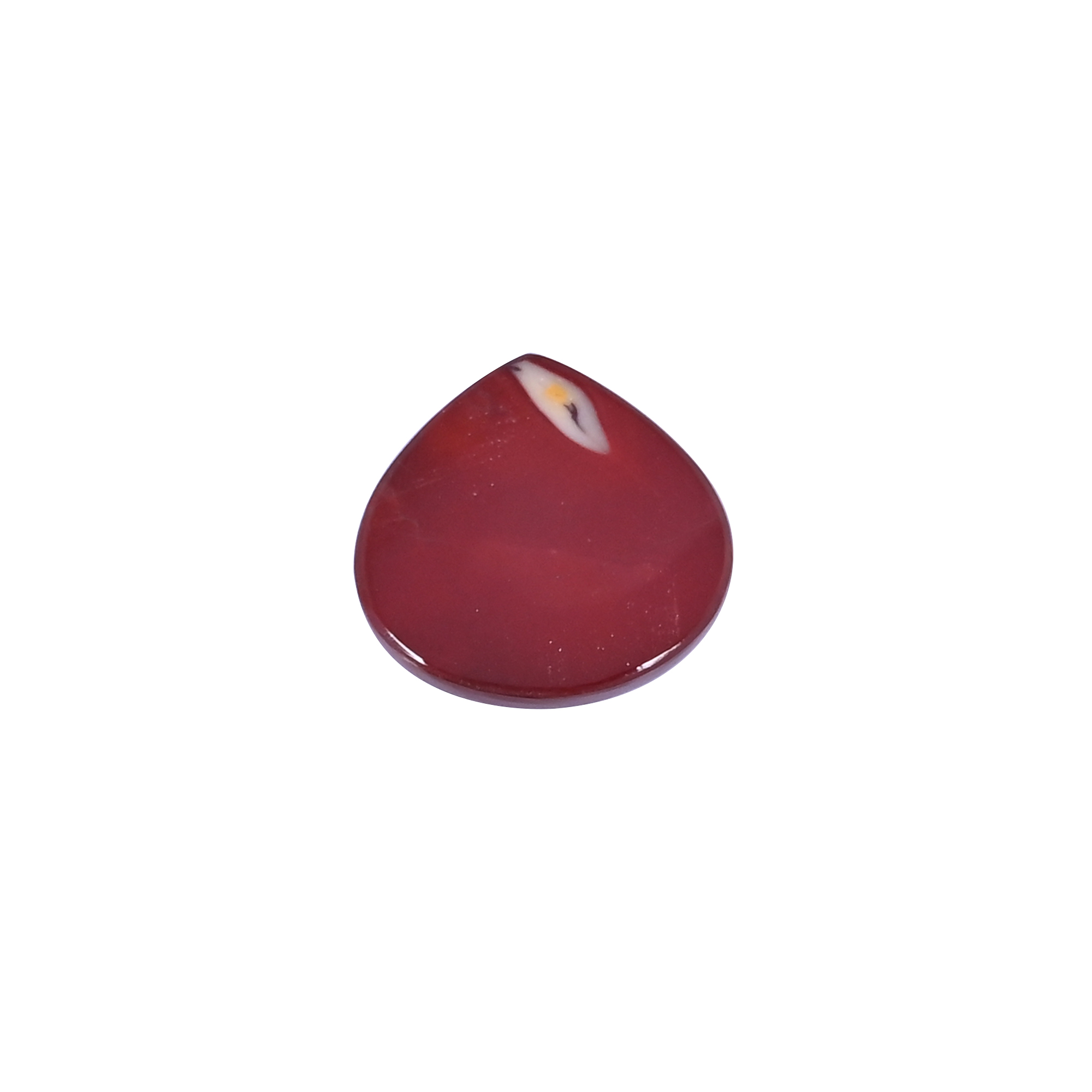 Red Jasper Loose Gemstone Heart Shape 1630 Carat 19mm