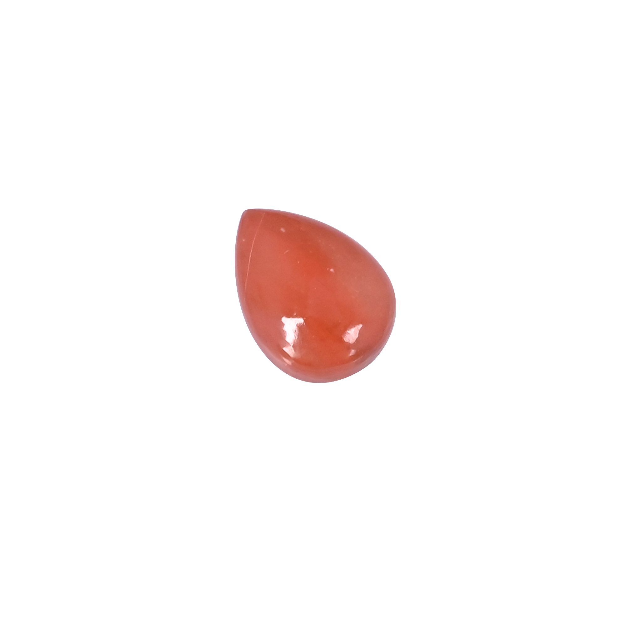 Red Jasper Loose Gemstone Pear Shape 11 Carat 18x13mm