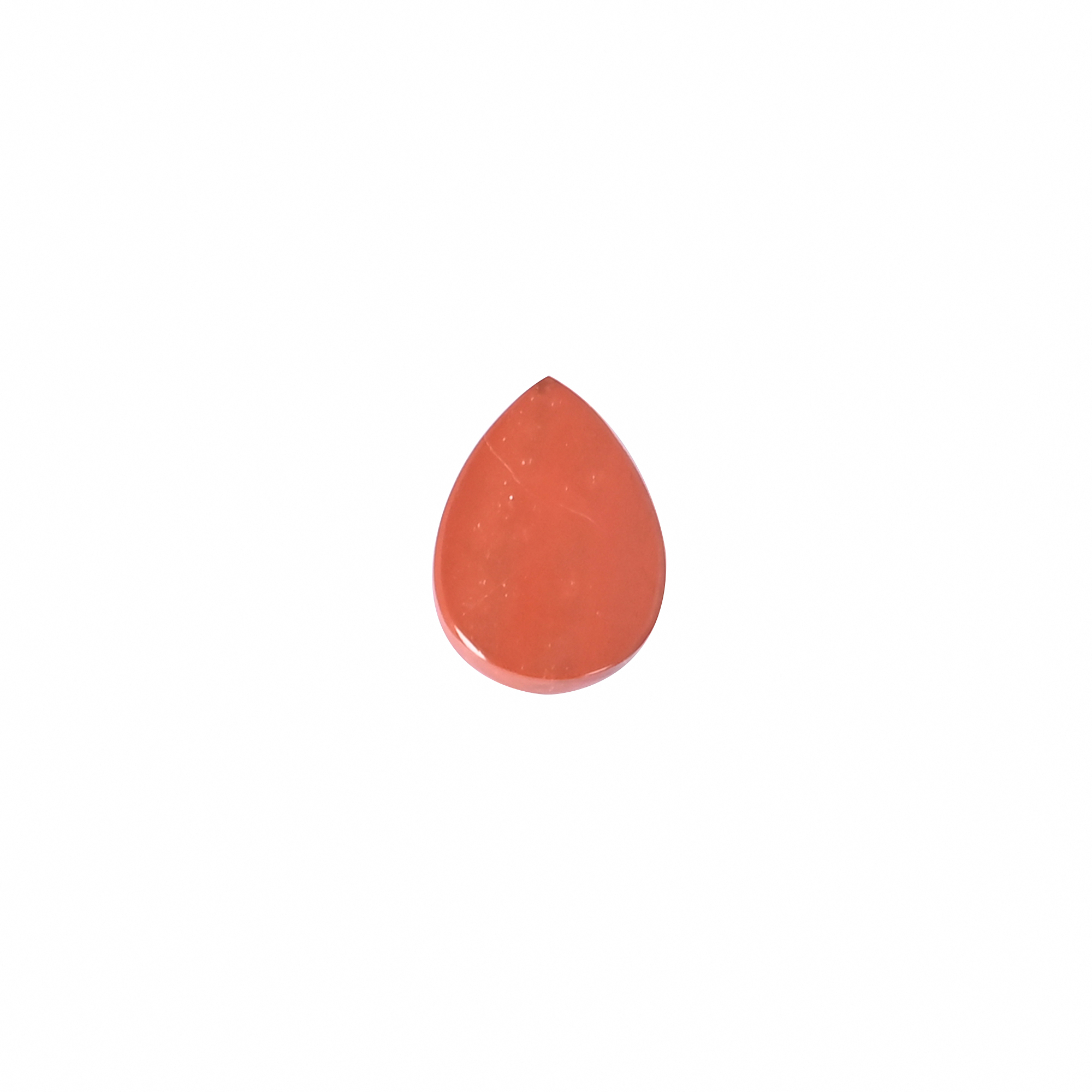 Red Jasper Loose Gemstone Pear Shape 11 Carat 18x13mm