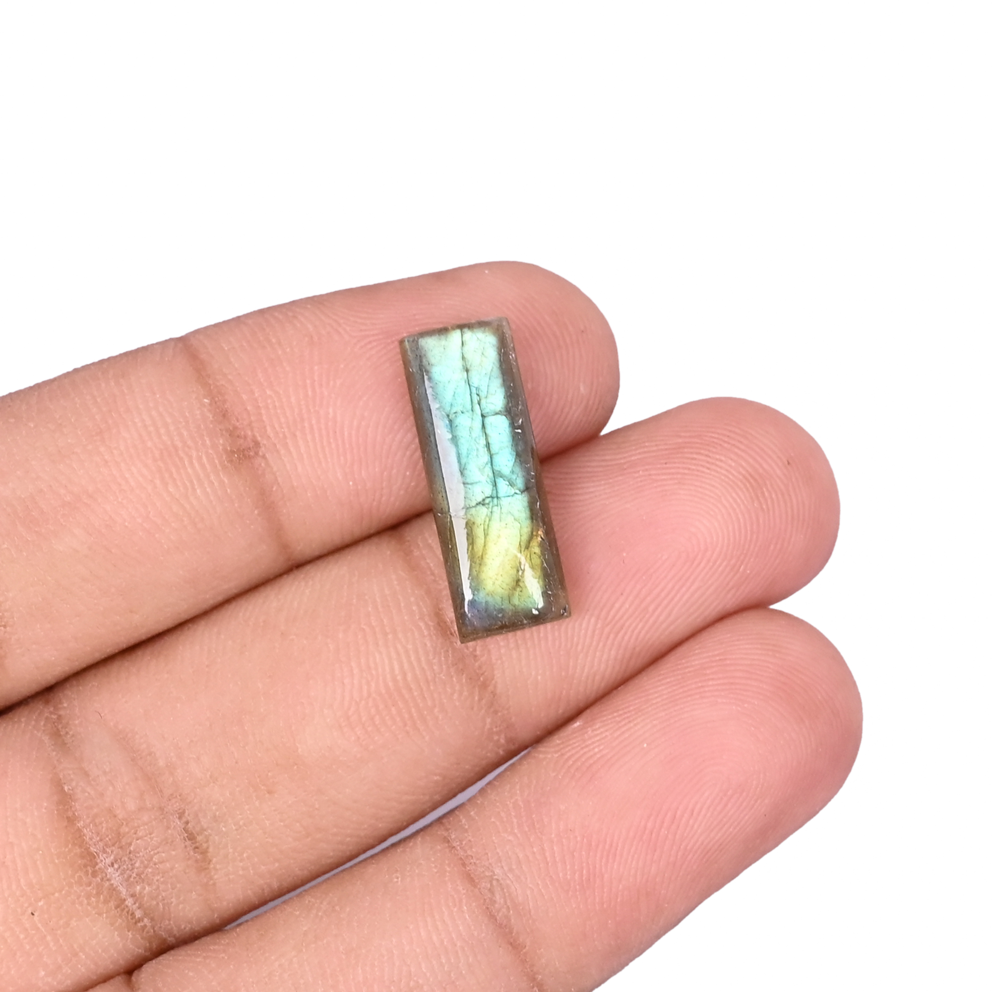 Labradorite Loose Gemstone Baguette Shape 540 Carat 19X7mm