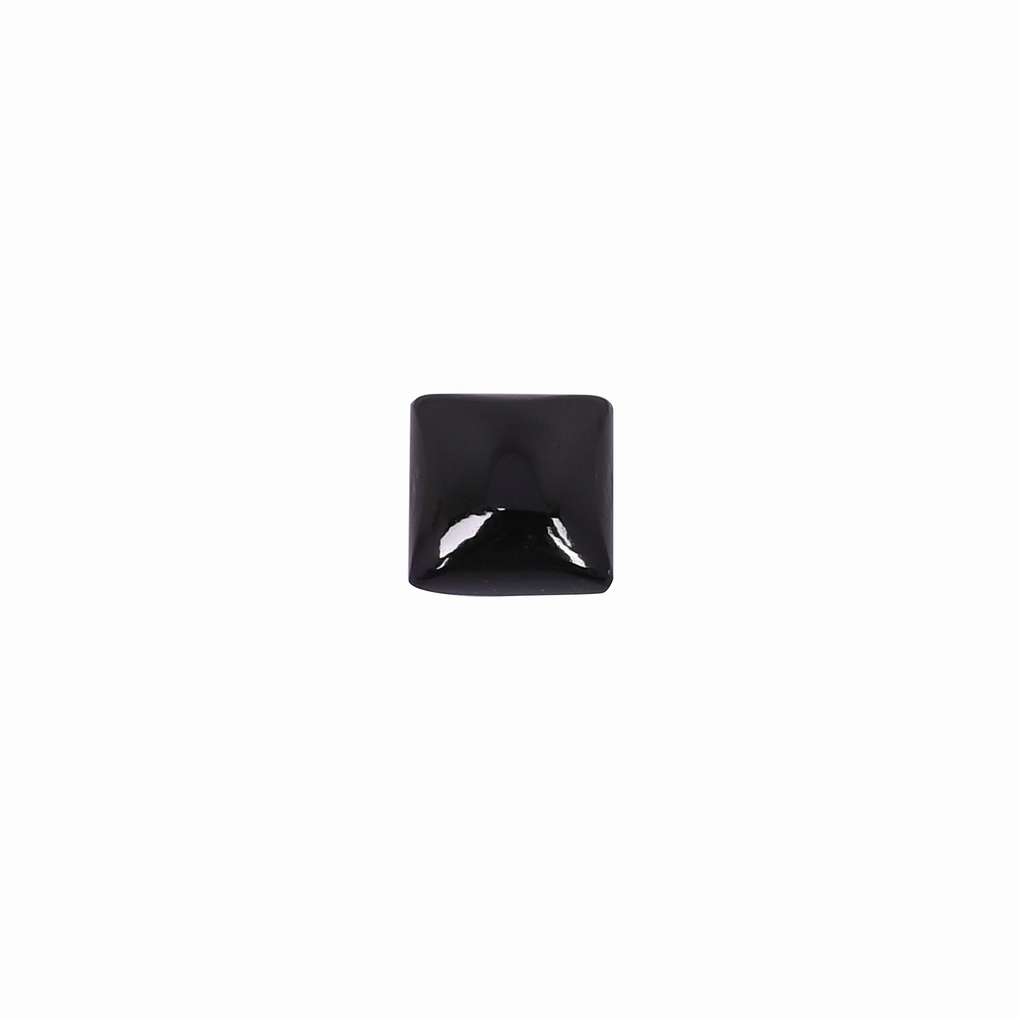 Natural Black Onyx 4Carat 11X9mm Rectangle Shape Loose Gemstone