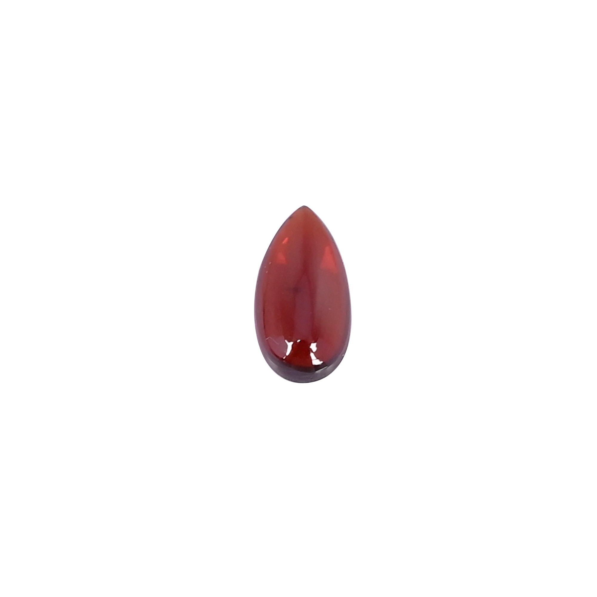 Natural Hyderabadi Garnet 21 Carat 11x6mm Pear Shape Loose Gemstone