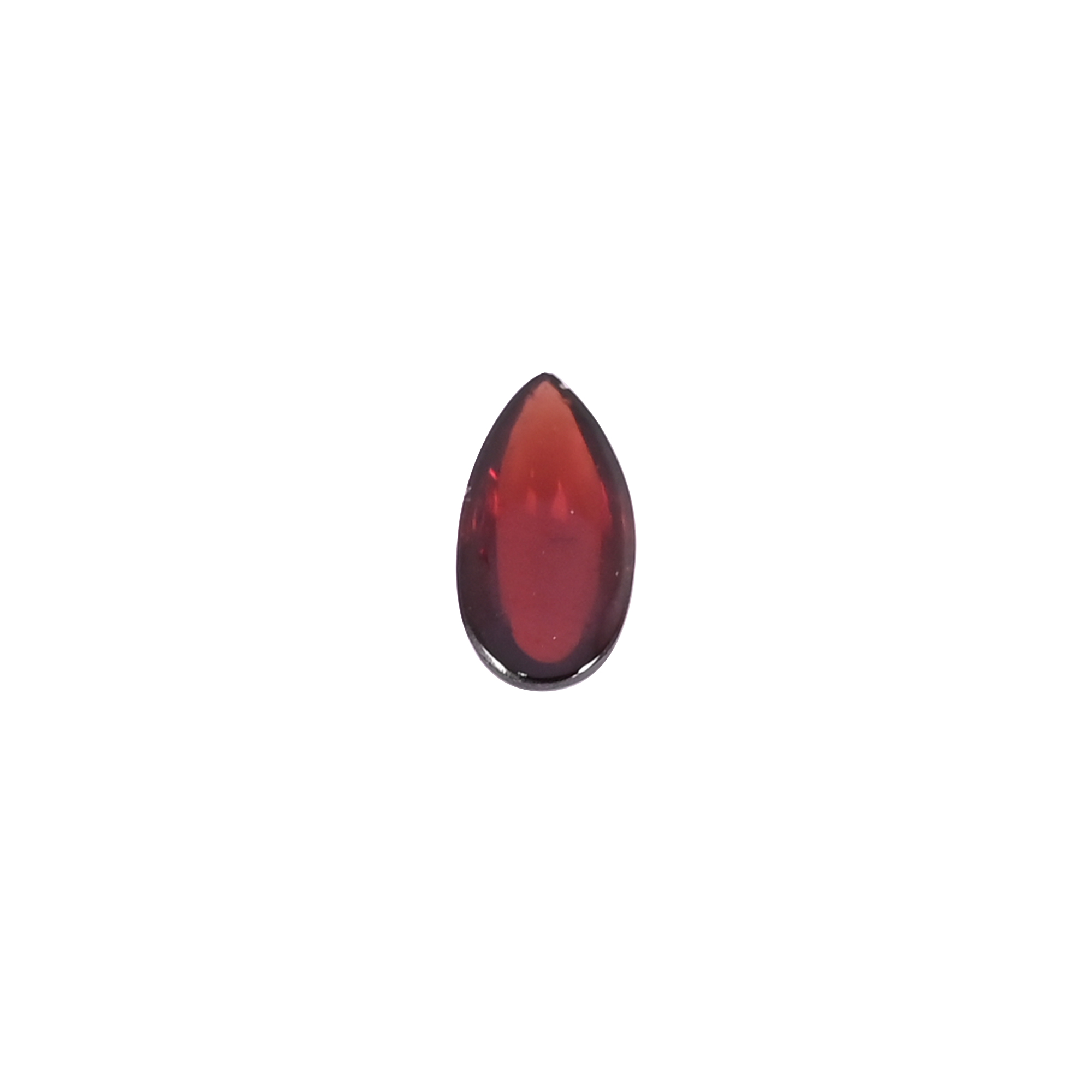 Natural Hyderabadi Garnet 21 Carat 11x6mm Pear Shape Loose Gemstone
