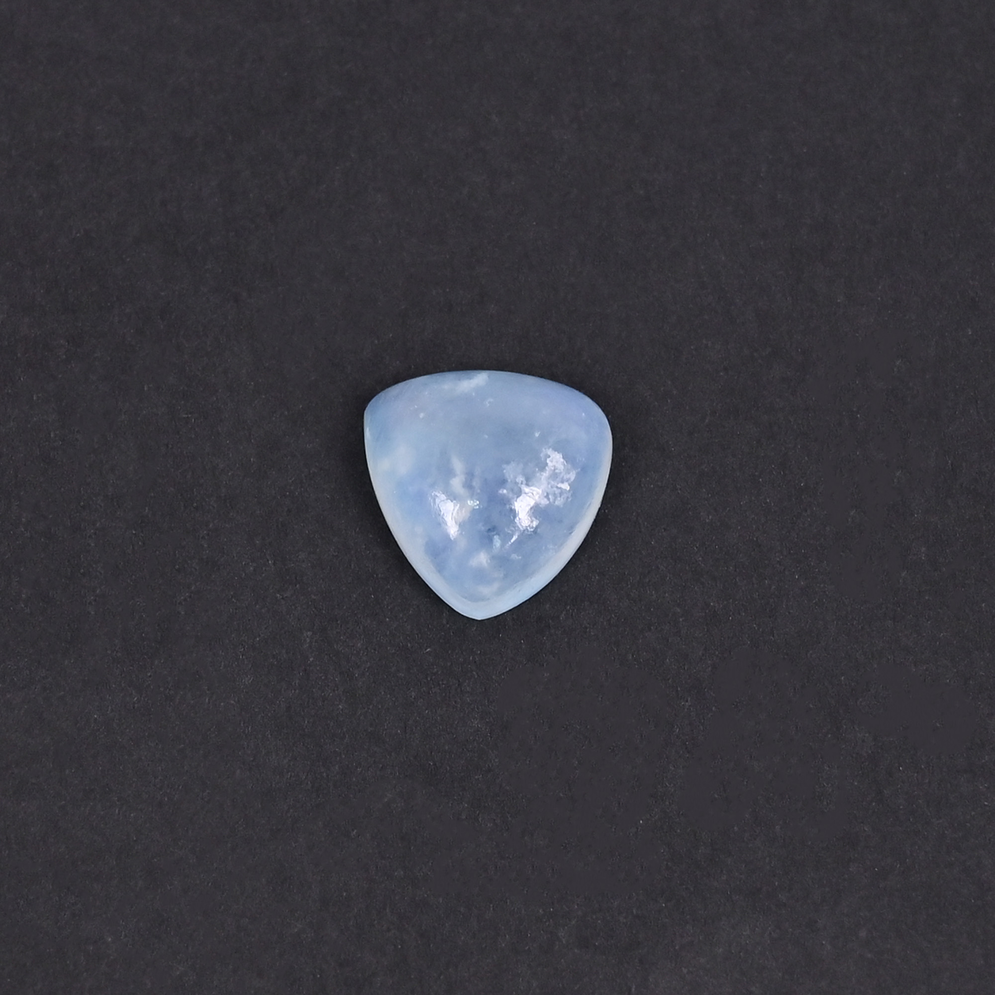 Natural Aquamarine 50 Carat 12x11mm Trillion Shape Loose Gemstone